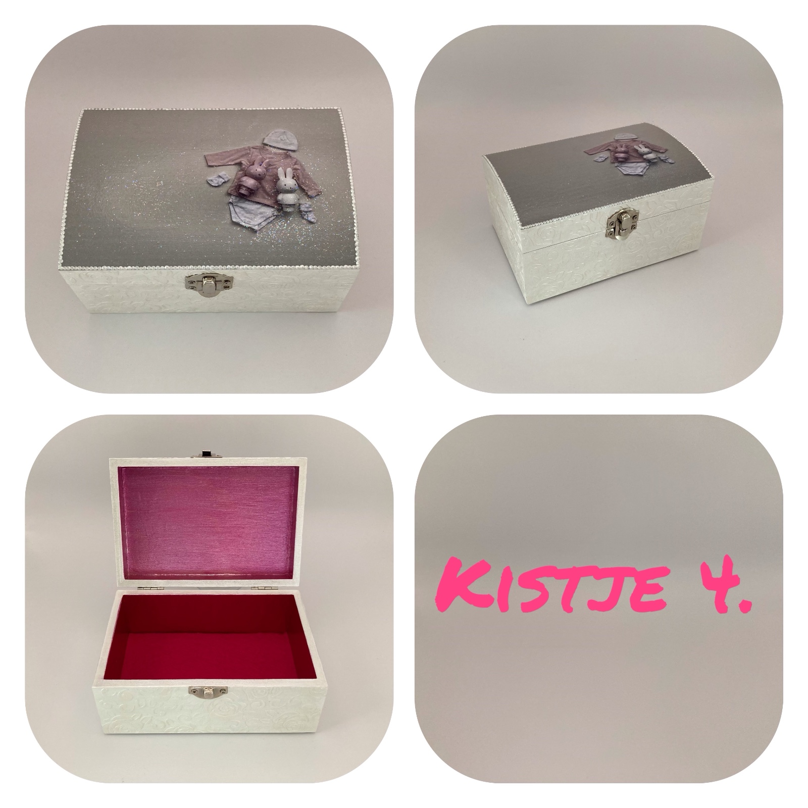 Gepersonaliseerde geboortekistjes in diverse uitvoeringen - 88842 Gepersonaliseerde bamboe memorybox baby