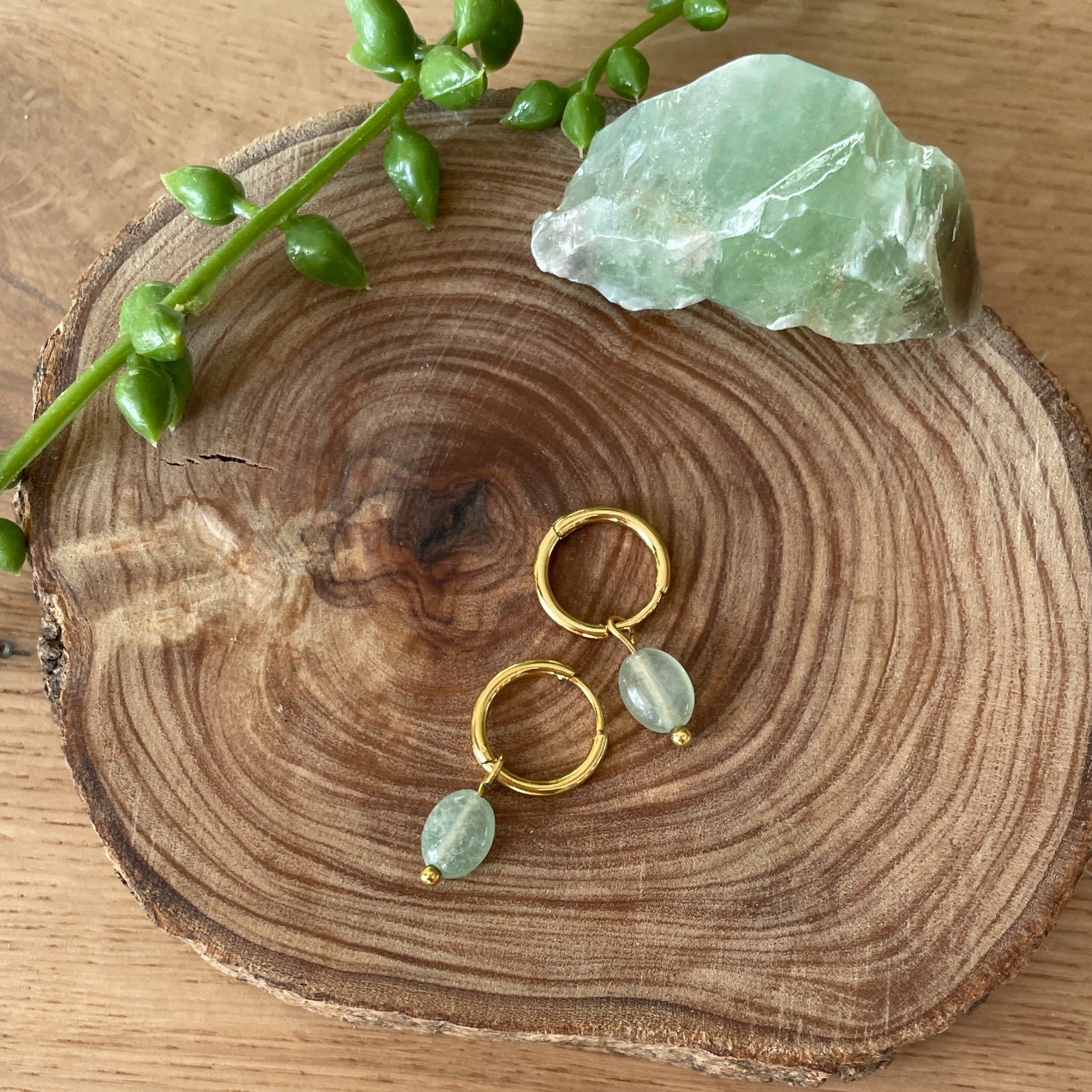 Oorbellen aventurijn