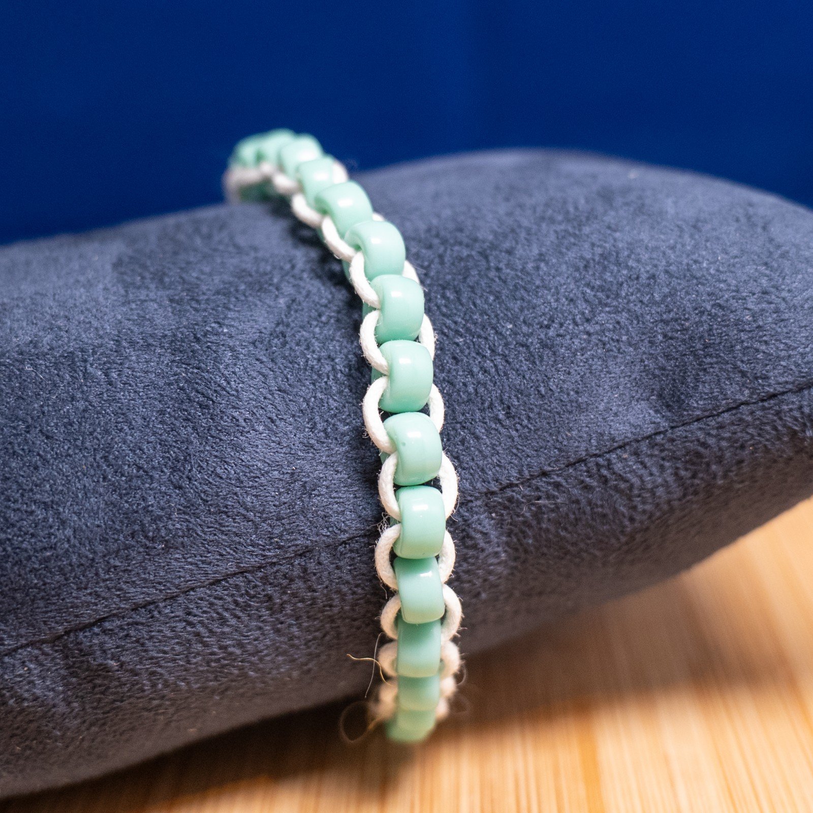 Turquoise armband met glaskralen | Ocean Glow collectie