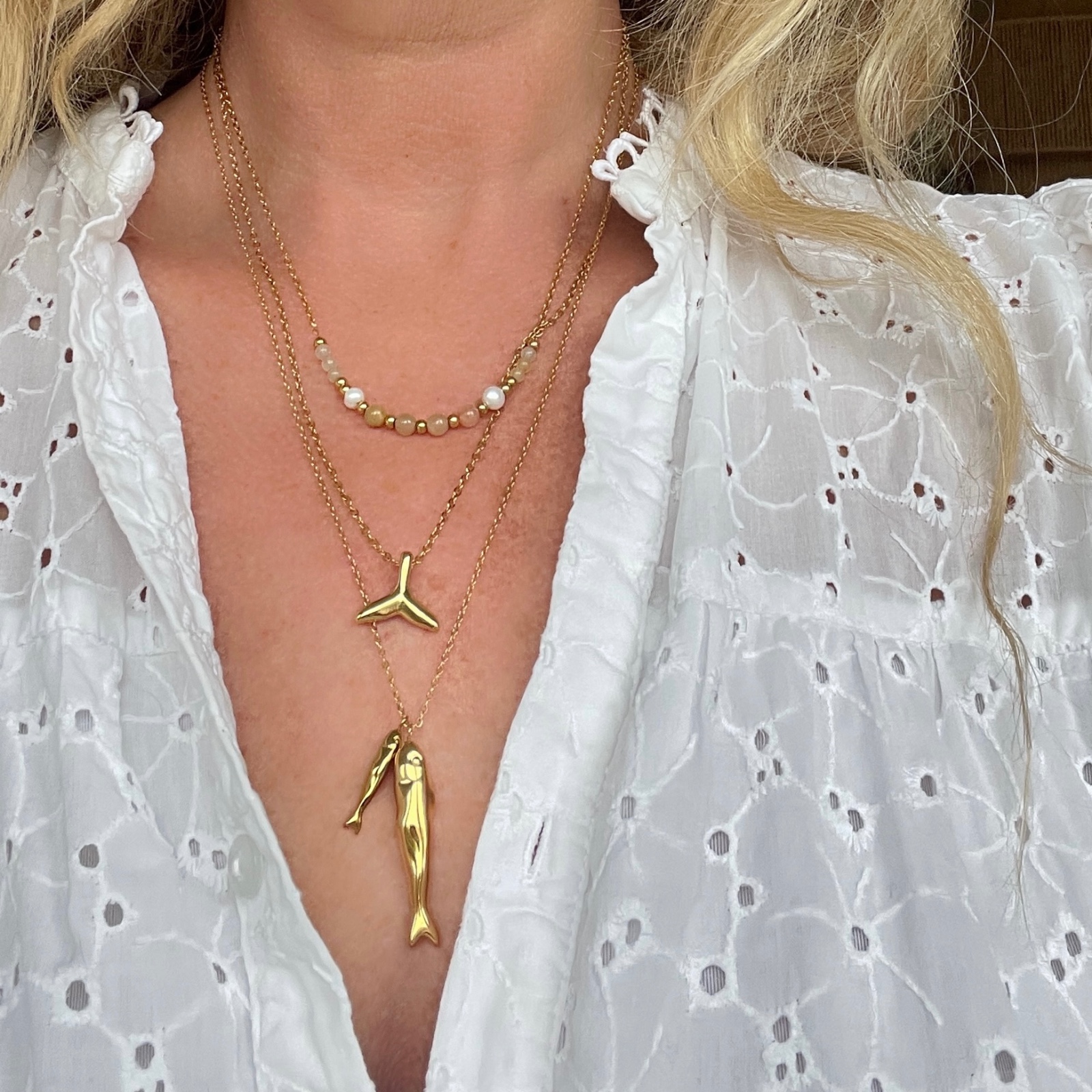 Gelaagde Ketting | 316L RVS | Waterbestendig & Hypoallergeen - 96751 Gelaagde Ketting | 316L RVS | Waterbestendig & Hypoallergeen