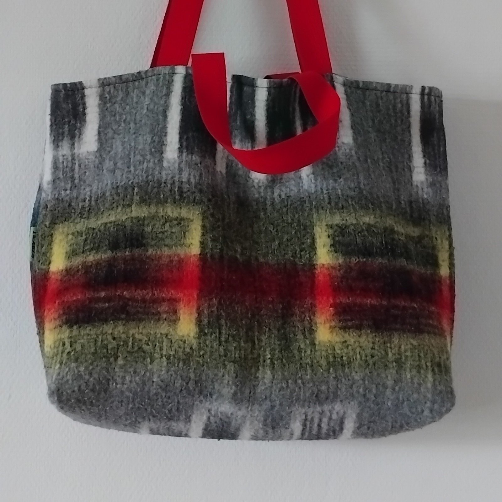 Grote shopper van vintage deken – unieke duurzame tas van TasenZo - 95059 Grote shopper van vintage deken – unieke duurzame tas van TasenZo