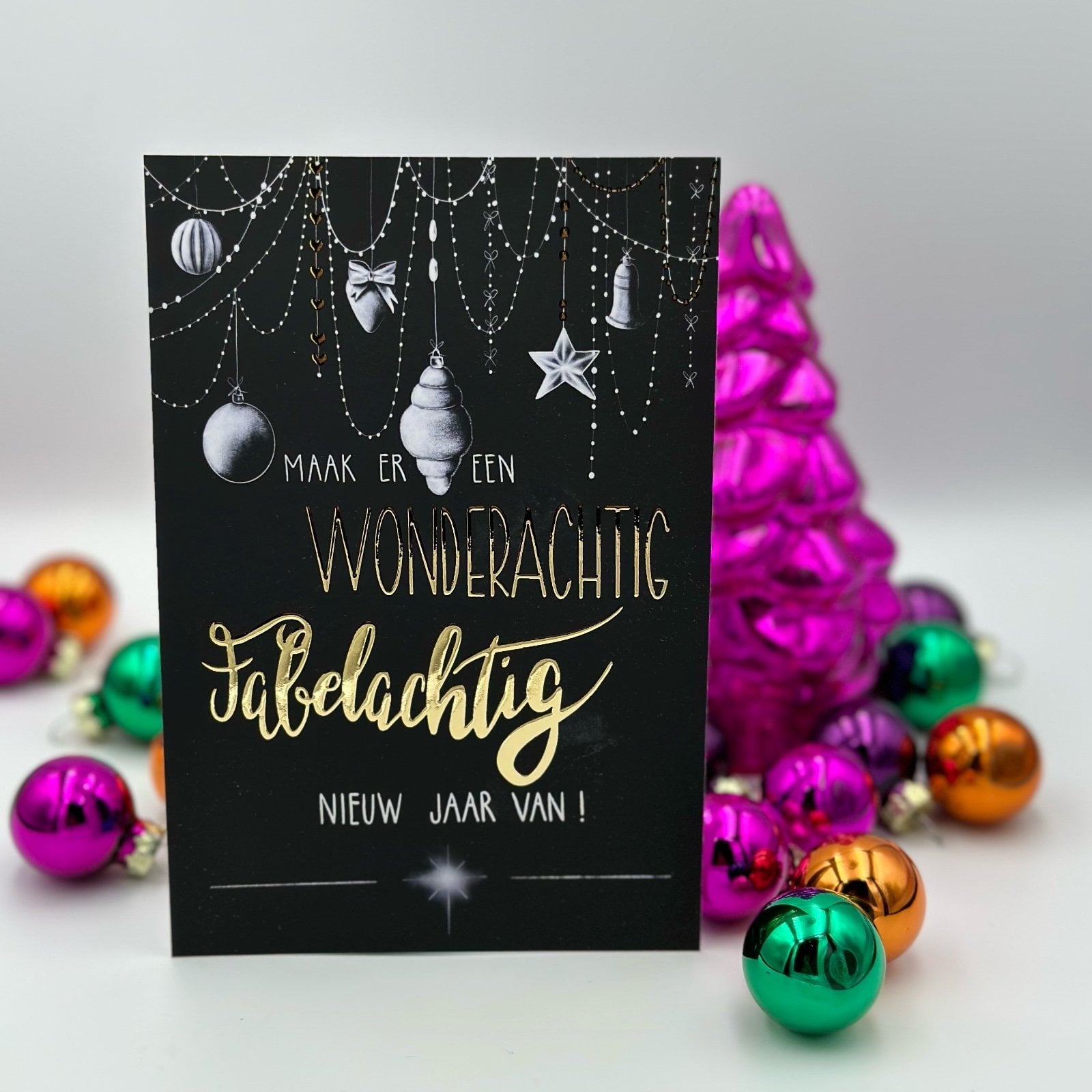 Kerstkaart " Wonderachtig & Fabelachtigr" - 95952 Kerstkaart " Wonderachtig & Fabelachtig"