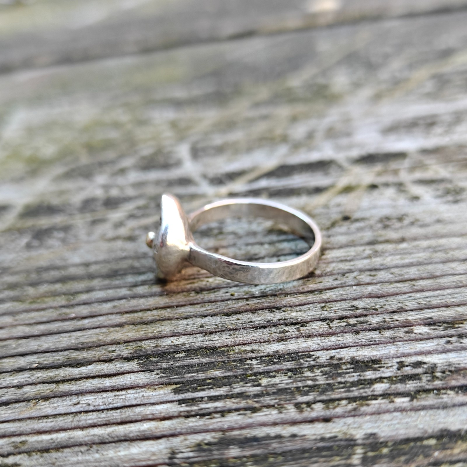 Rough Enough collectie, unieke zilveren ring - 97693 Rough Enough collection, unieke zilveren ring