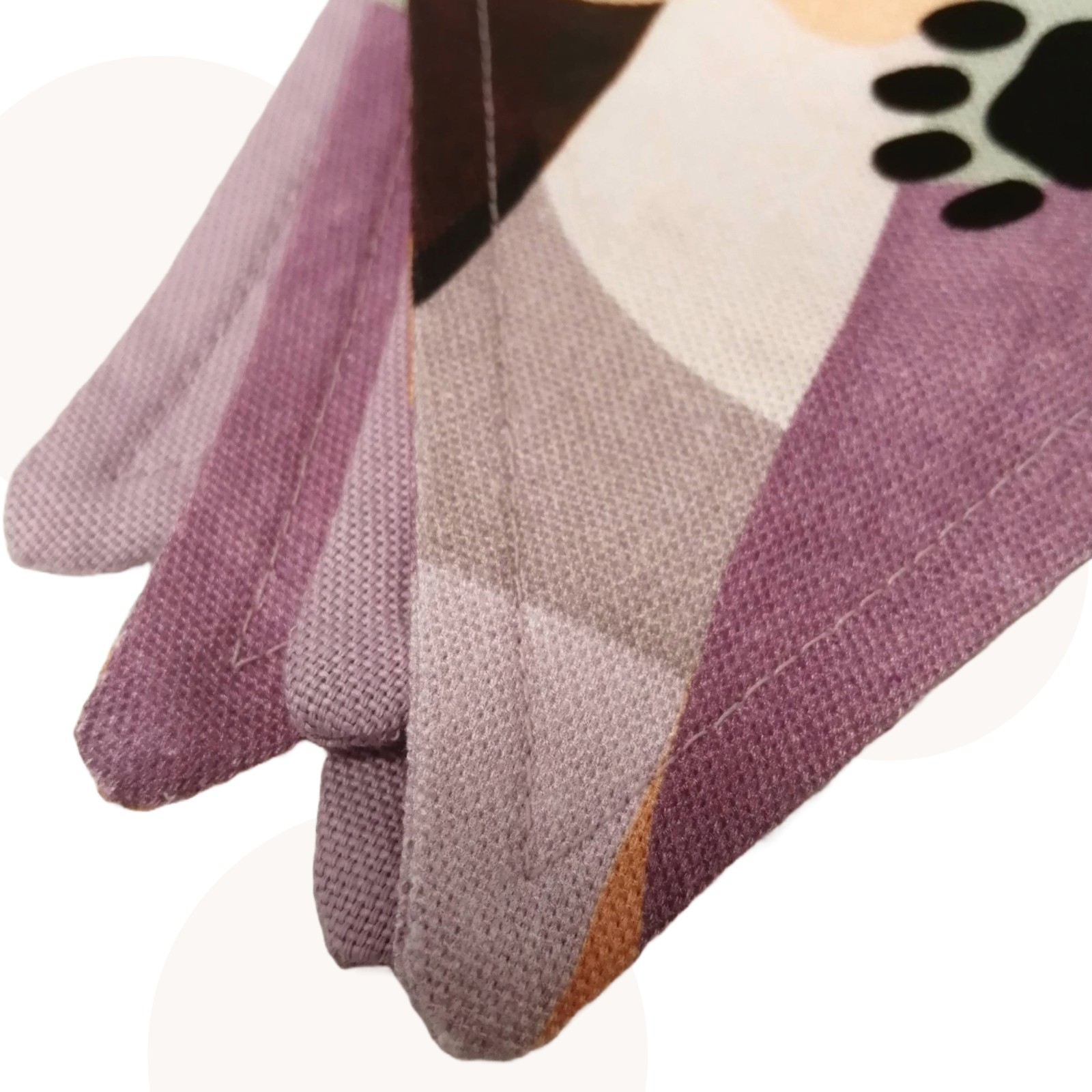 2 delige set kinderkamer accessoires met Hoshi de Kat en gratis cadeaukaartje | Lila