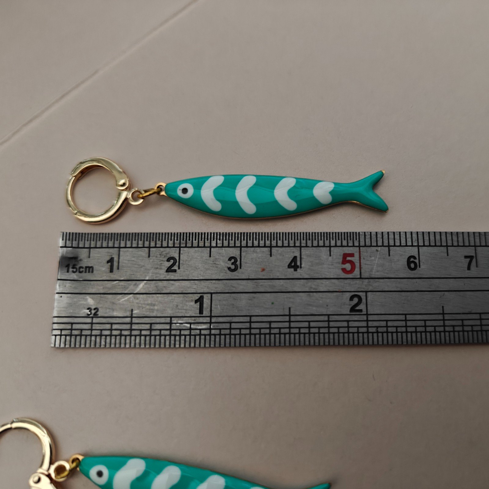 Emaille oorringen Fish - 104650 Oorhangers Fish