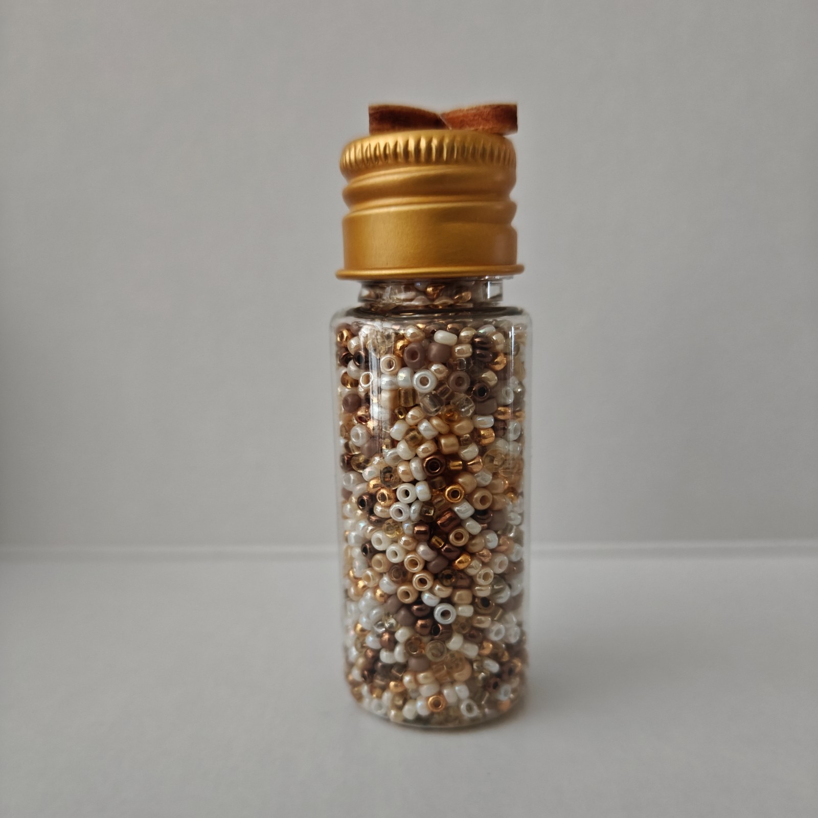 Flesjes met rocailles 2mm (partij 2)