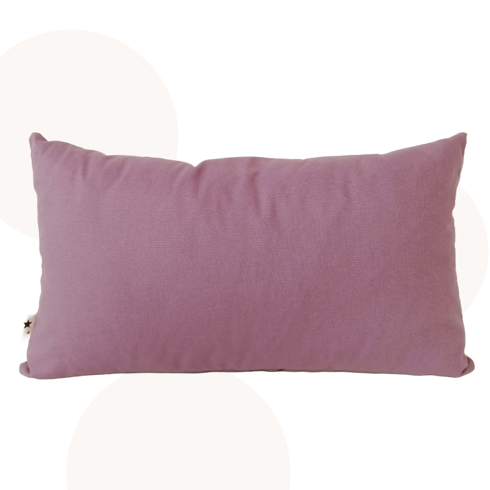 Handgemaakt kussen met fantasie print - Lila - 106149 Handgemaakt kussen met fantasie print - Lila