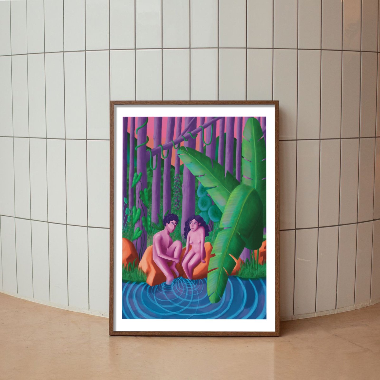 Print illustratie ‘Bos’ - A3