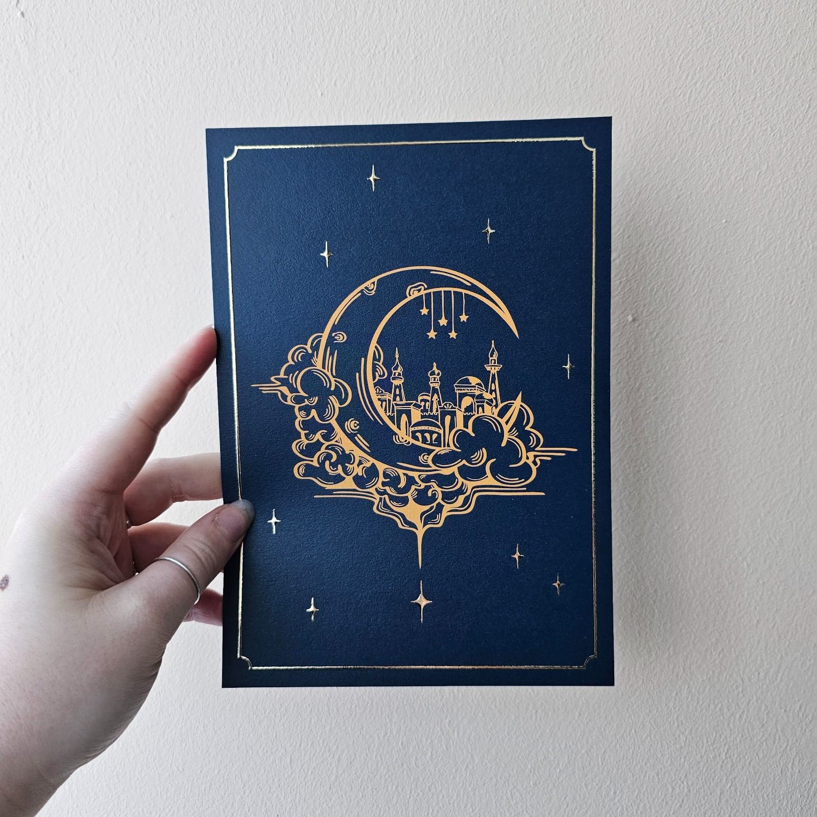 1001 nacht - print met goudfolie