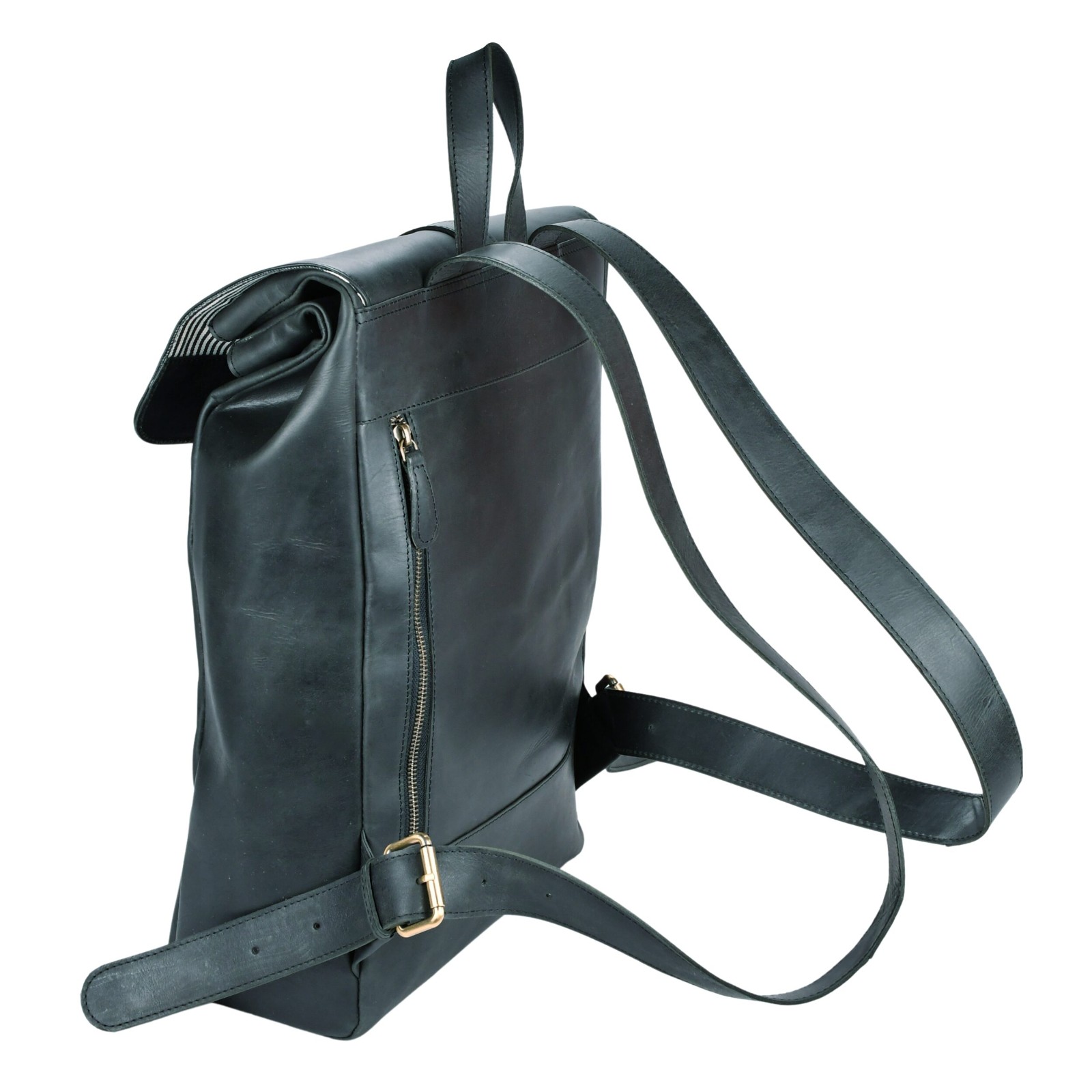 Beocca - Leren rugzak Bryce zwart - 17" laptoptas - 107391 Beocca - Leren rugzak Bryce zwart - 17" laptoptas