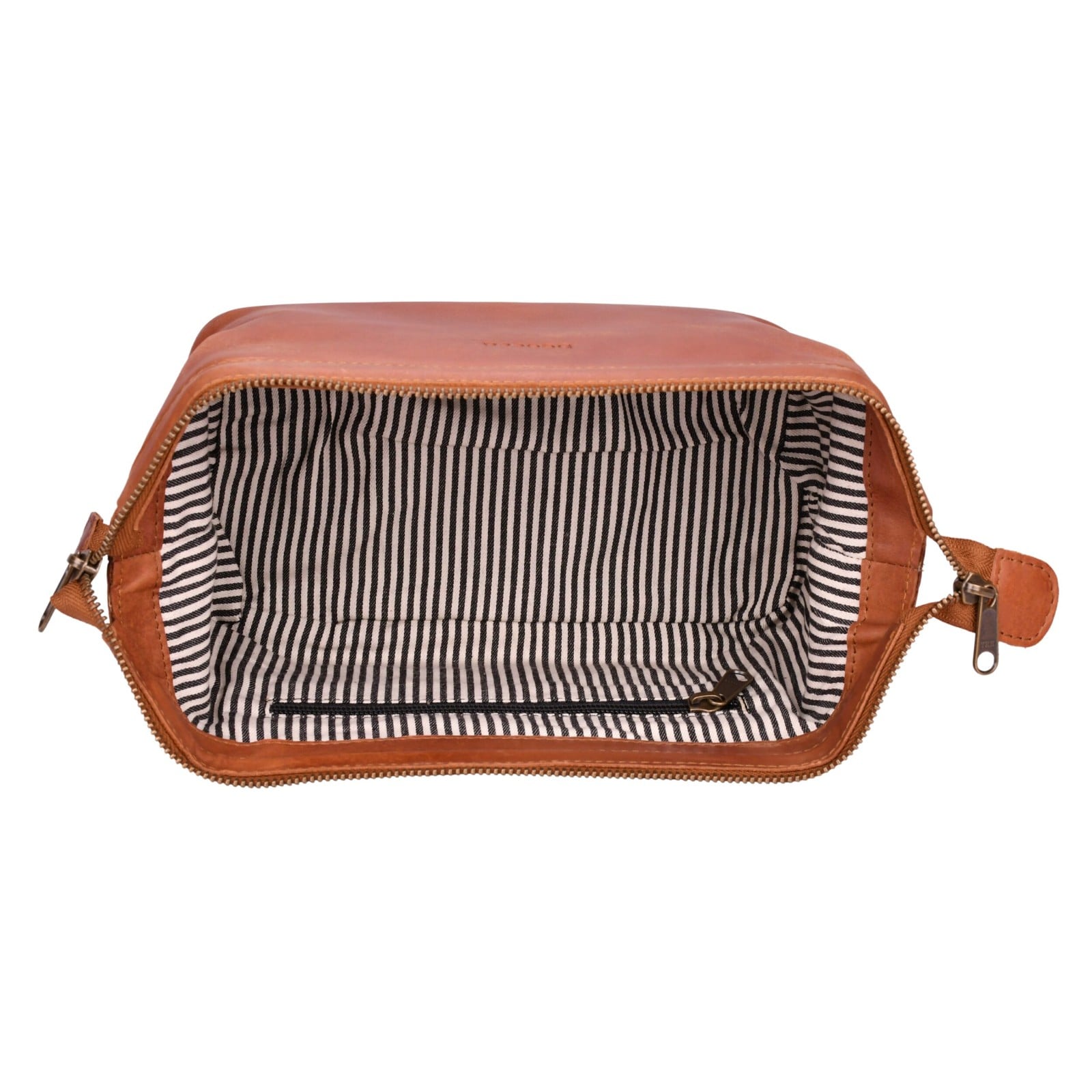 Beocca Leren toilettas Miles Cognac - 108877 Beocca Leren toilettas Miles Cognac