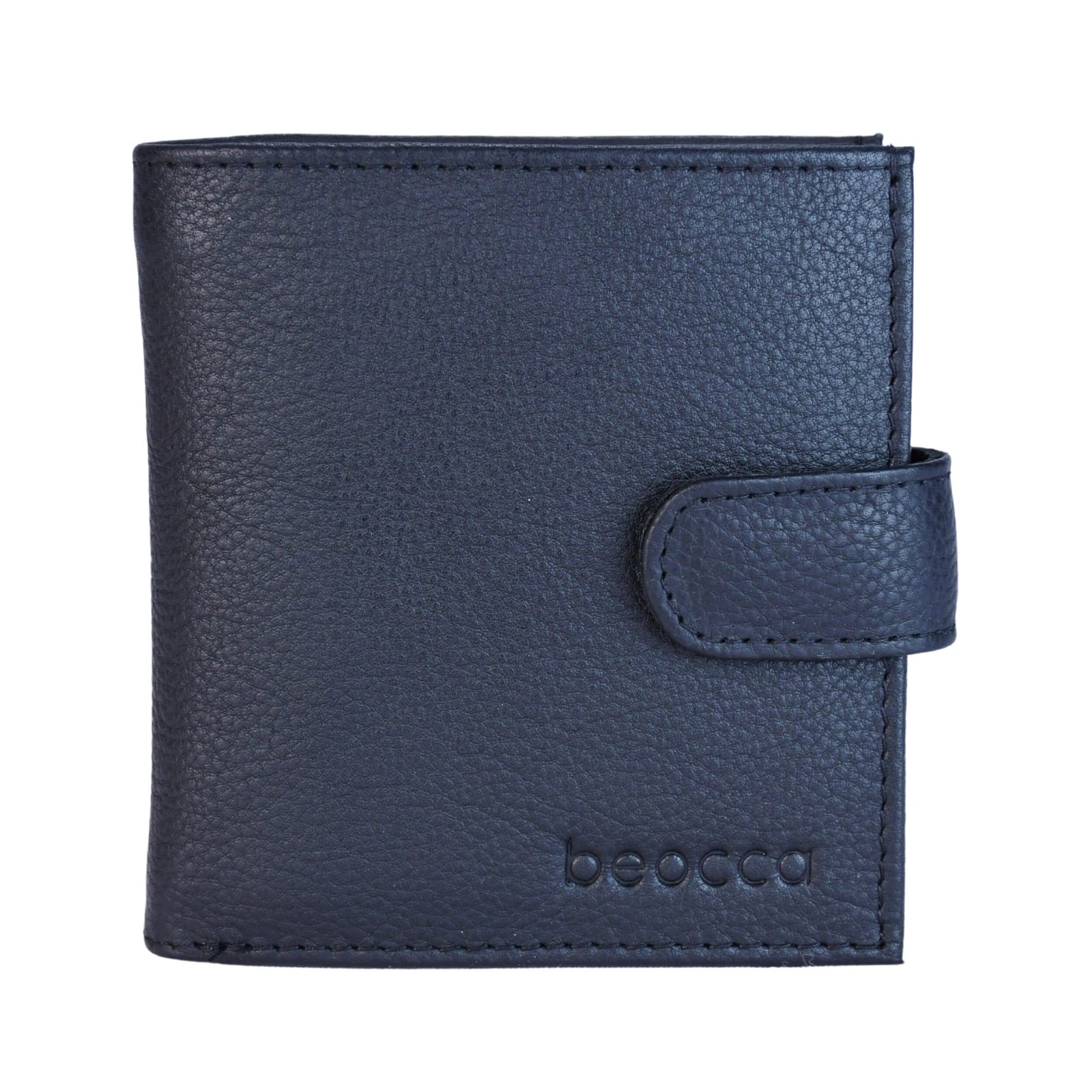 Beocca leren portemonnee Aris Zwart - 108941 Beocca leren portemonnee Aris Zwart