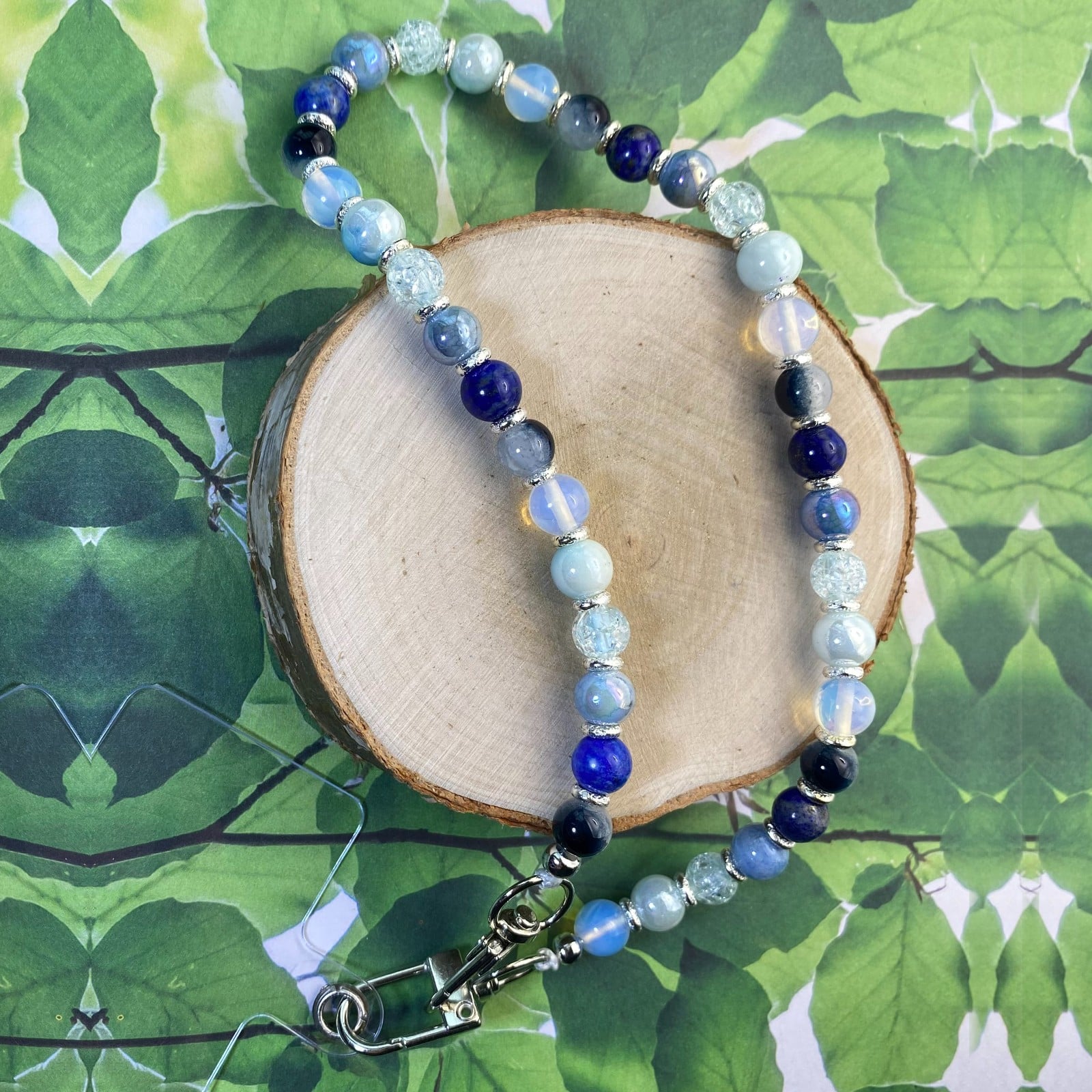 Handgemaakt telefoonkoord met kralen - HZ50047