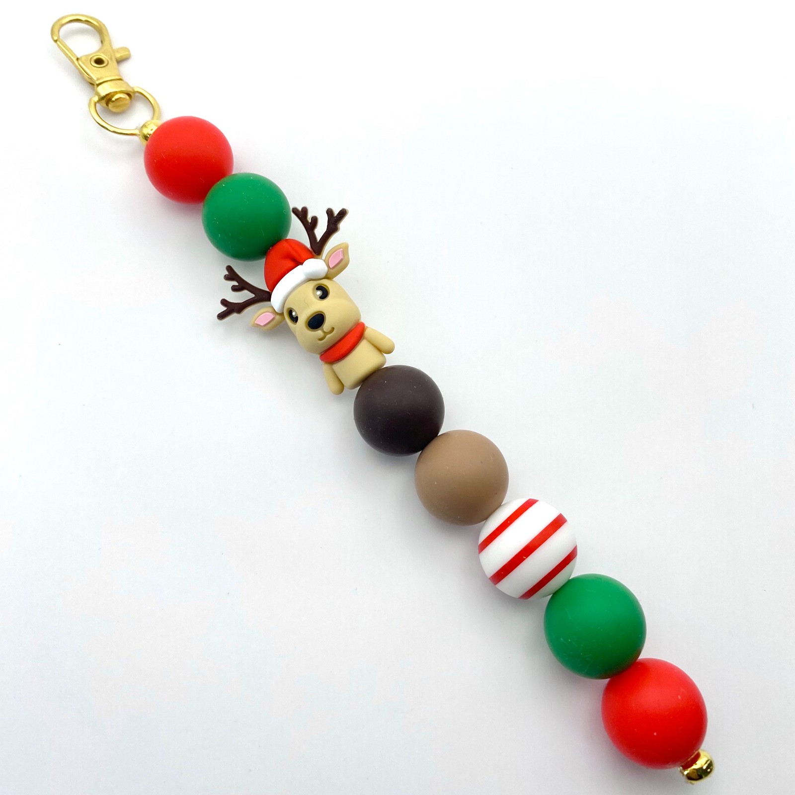 Kerst bag charm handgemaakt - KGR140