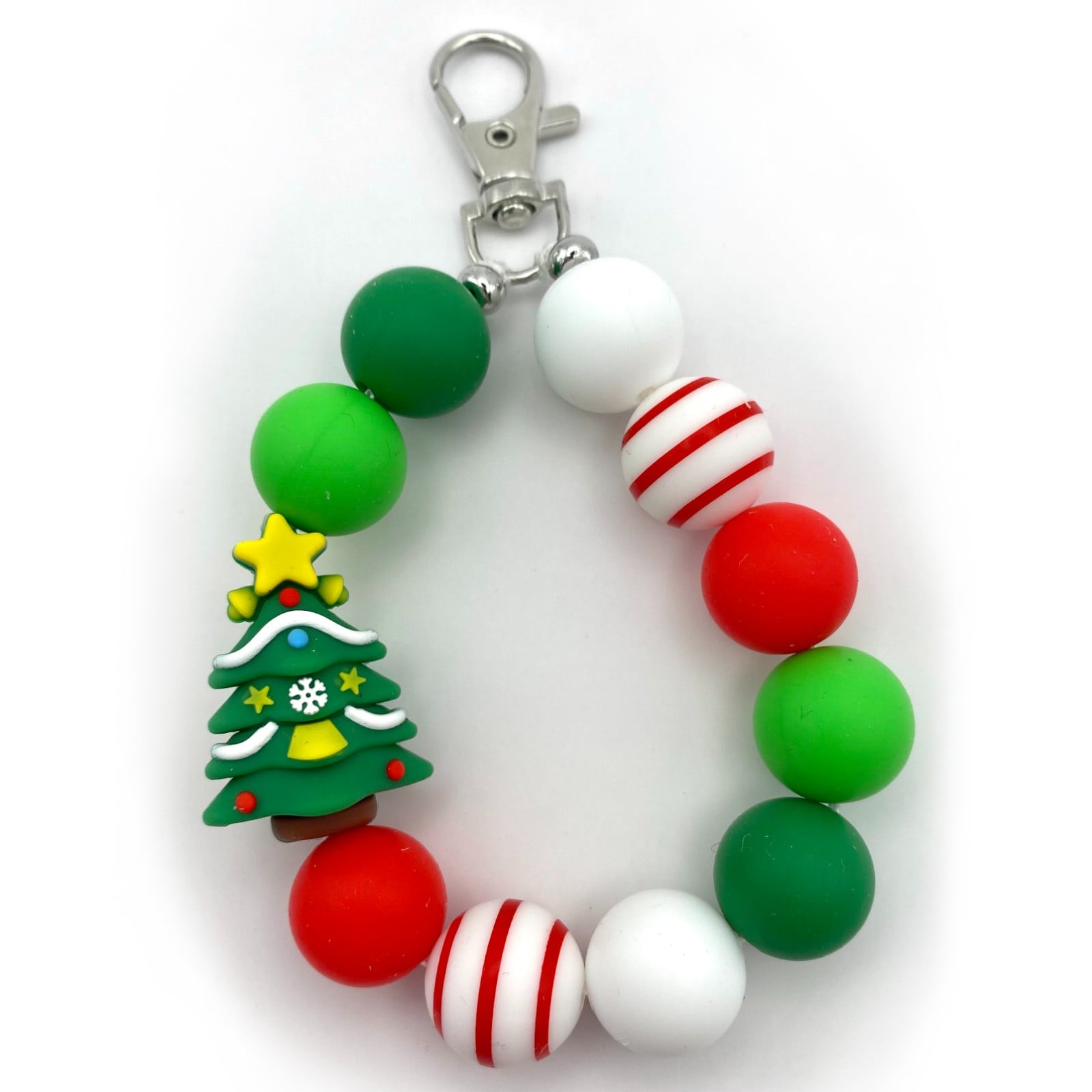 Kerst bag charm handgemaakt - KZG114 - 108265 Kerst bag charm handgemaakt - KZG114