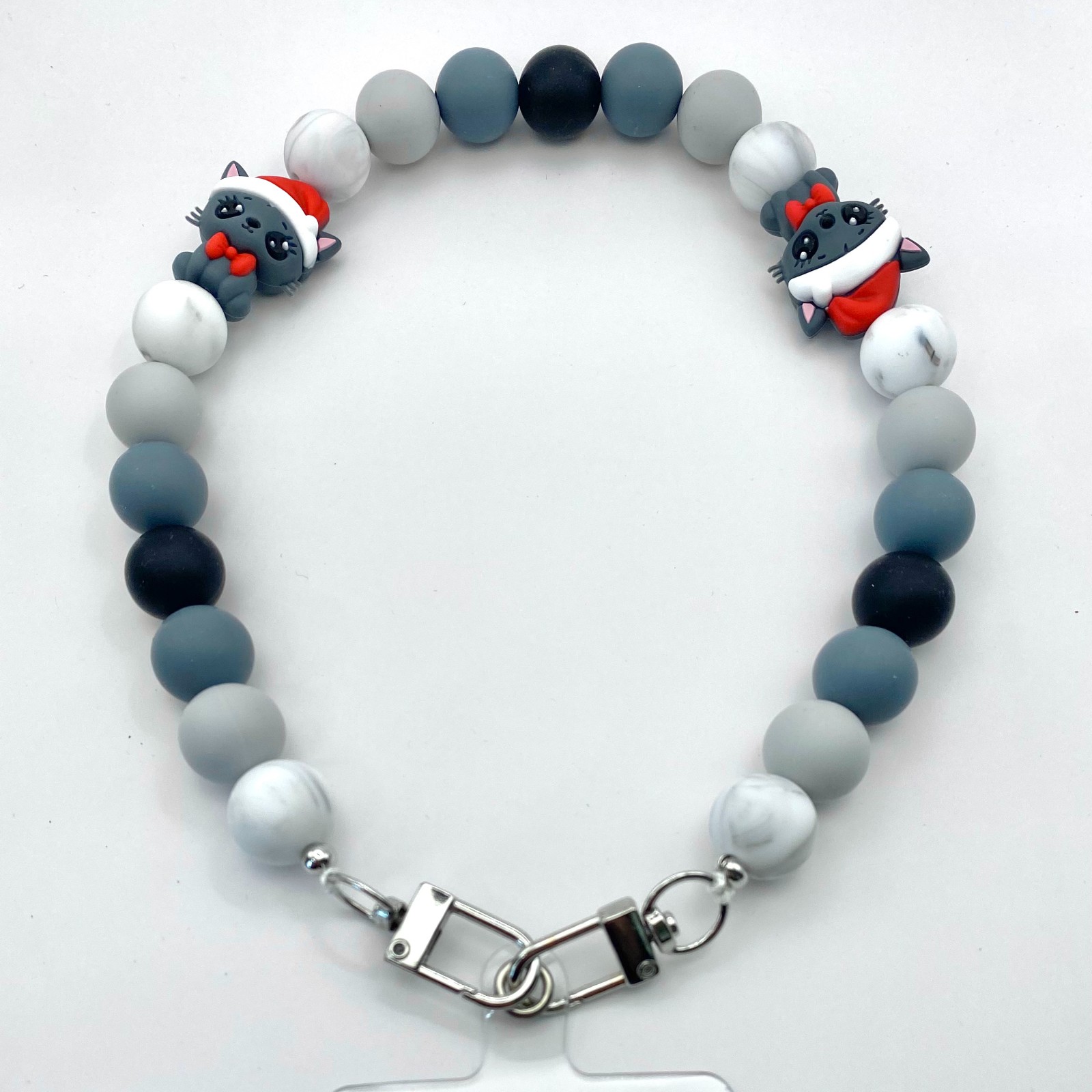 Kerst telefoonkoord handgemaakt - KPZ109 - 108069 Kerst telefoonkoord handgemaakt - KPZ109