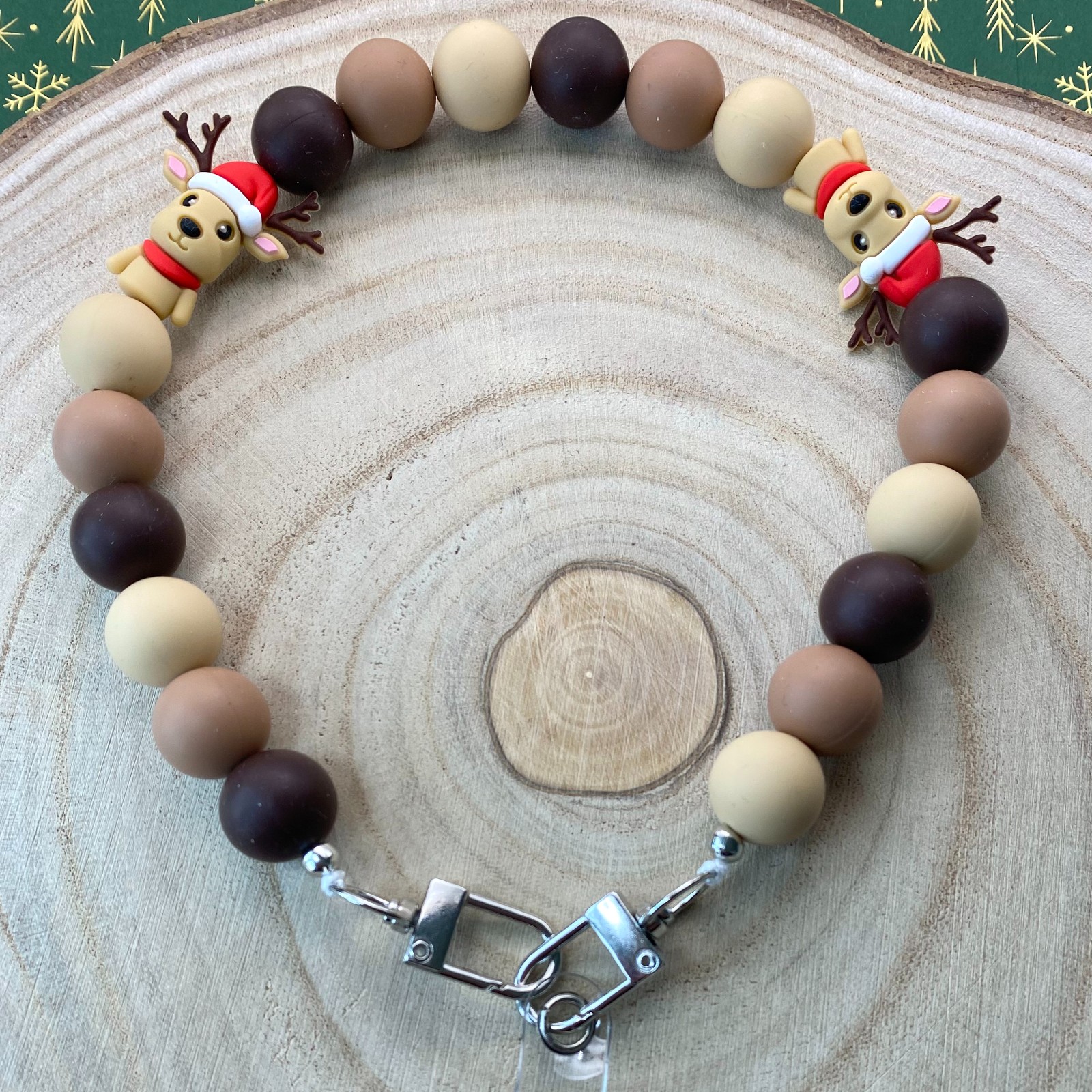 Kerst telefoonkoord handgemaakt - KRZ112 - 108084 Kerst telefoonkoord handgemaakt - KZR112