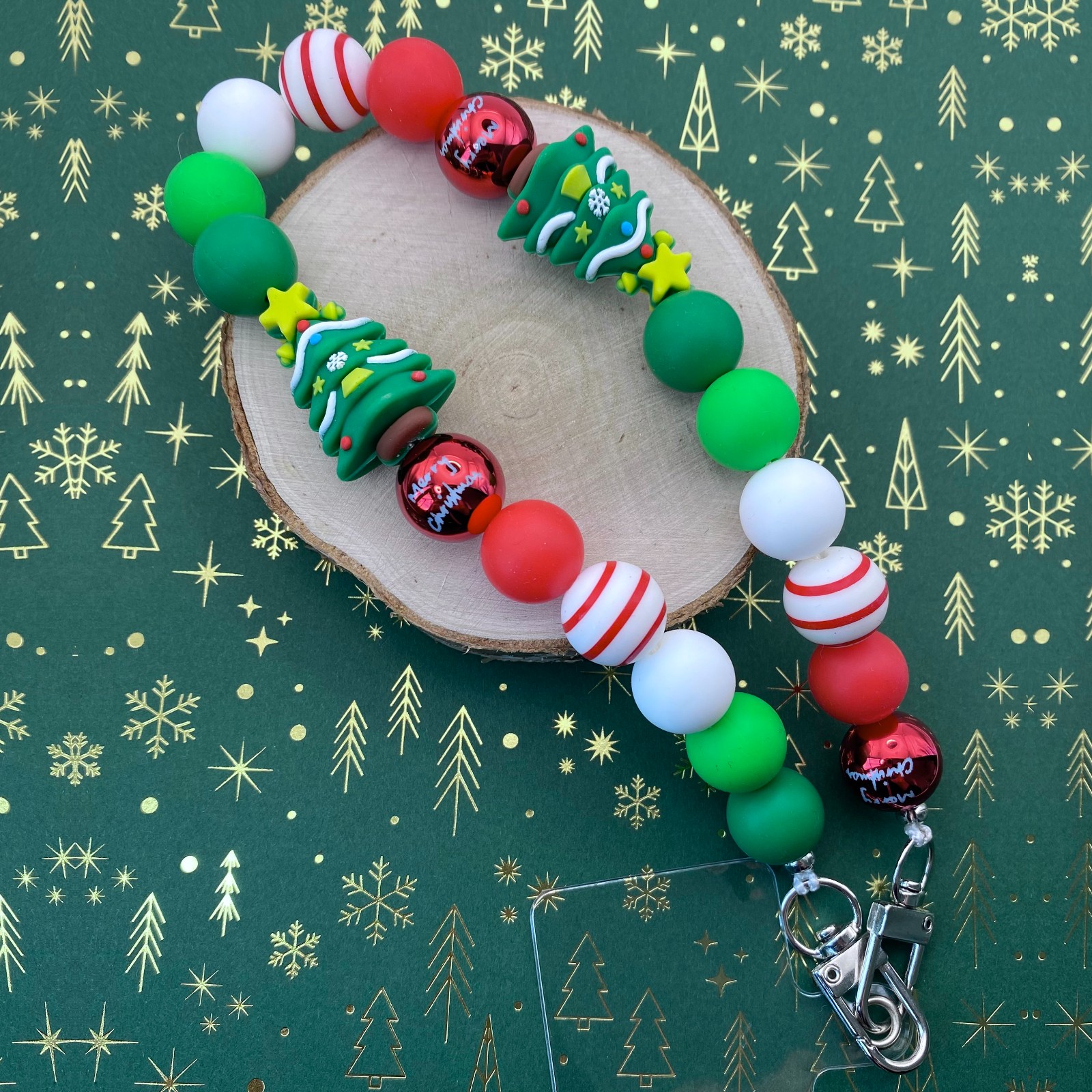 Kerst telefoonkoord handgemaakt - KZB099 - 108020 Kerst telefoonkoord handgemaakt - KZB099