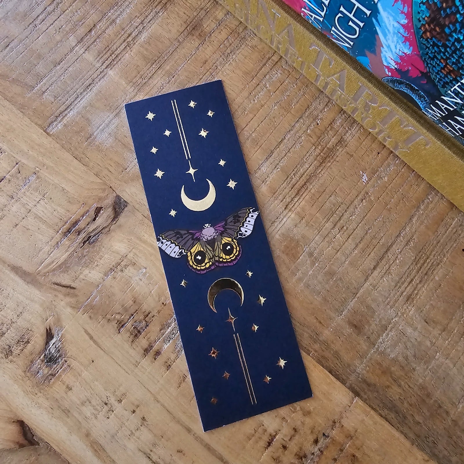 Mot - boekenlegger met goudfolie