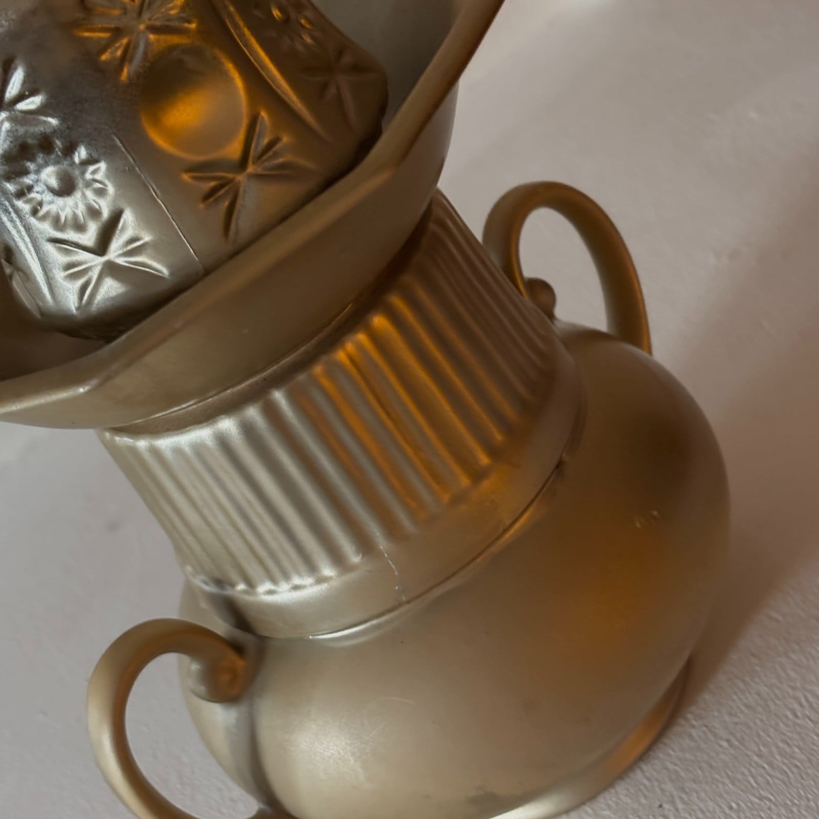 Grote handgemaakte kandelaar