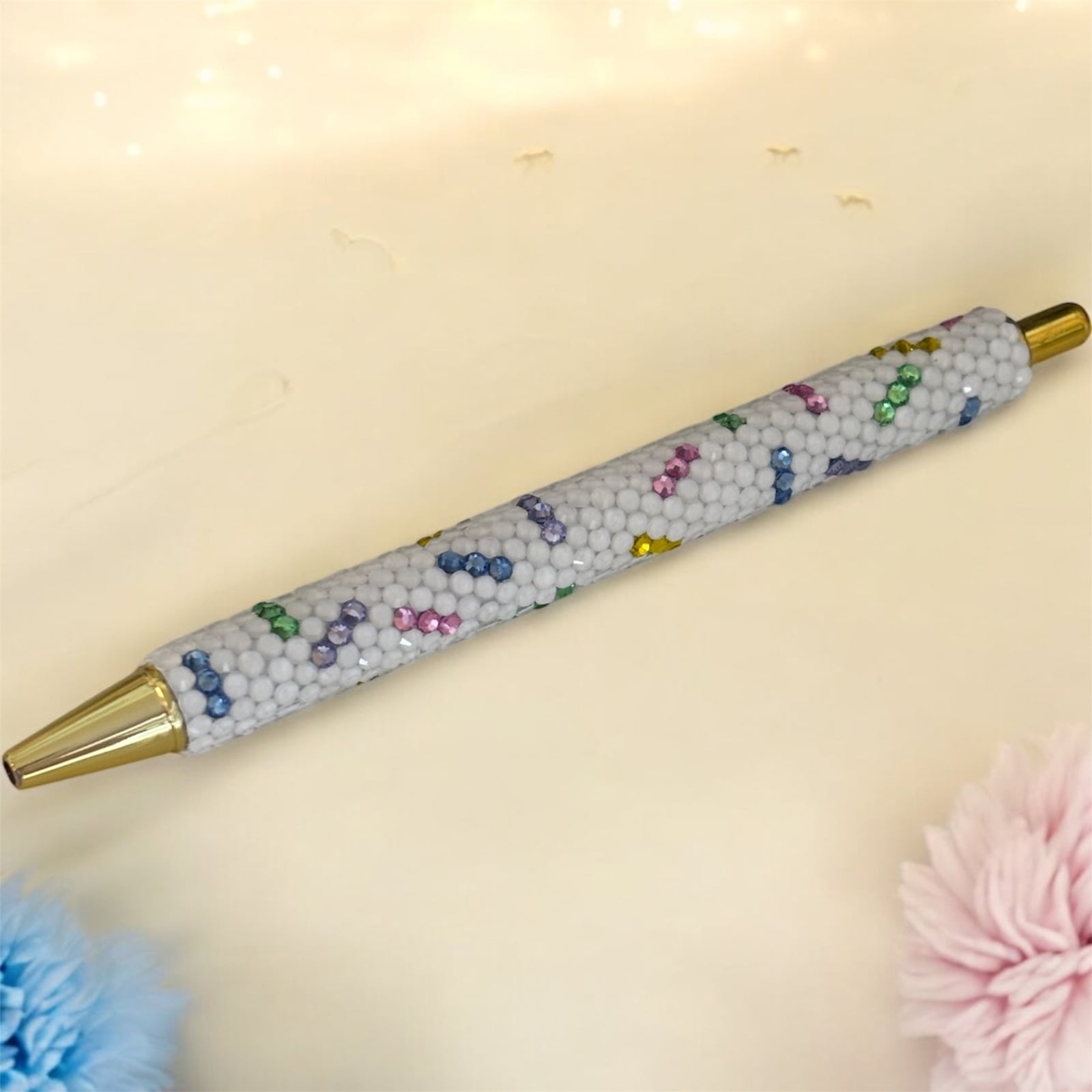 Handgemaakte Bling Pen met Sprinkles
