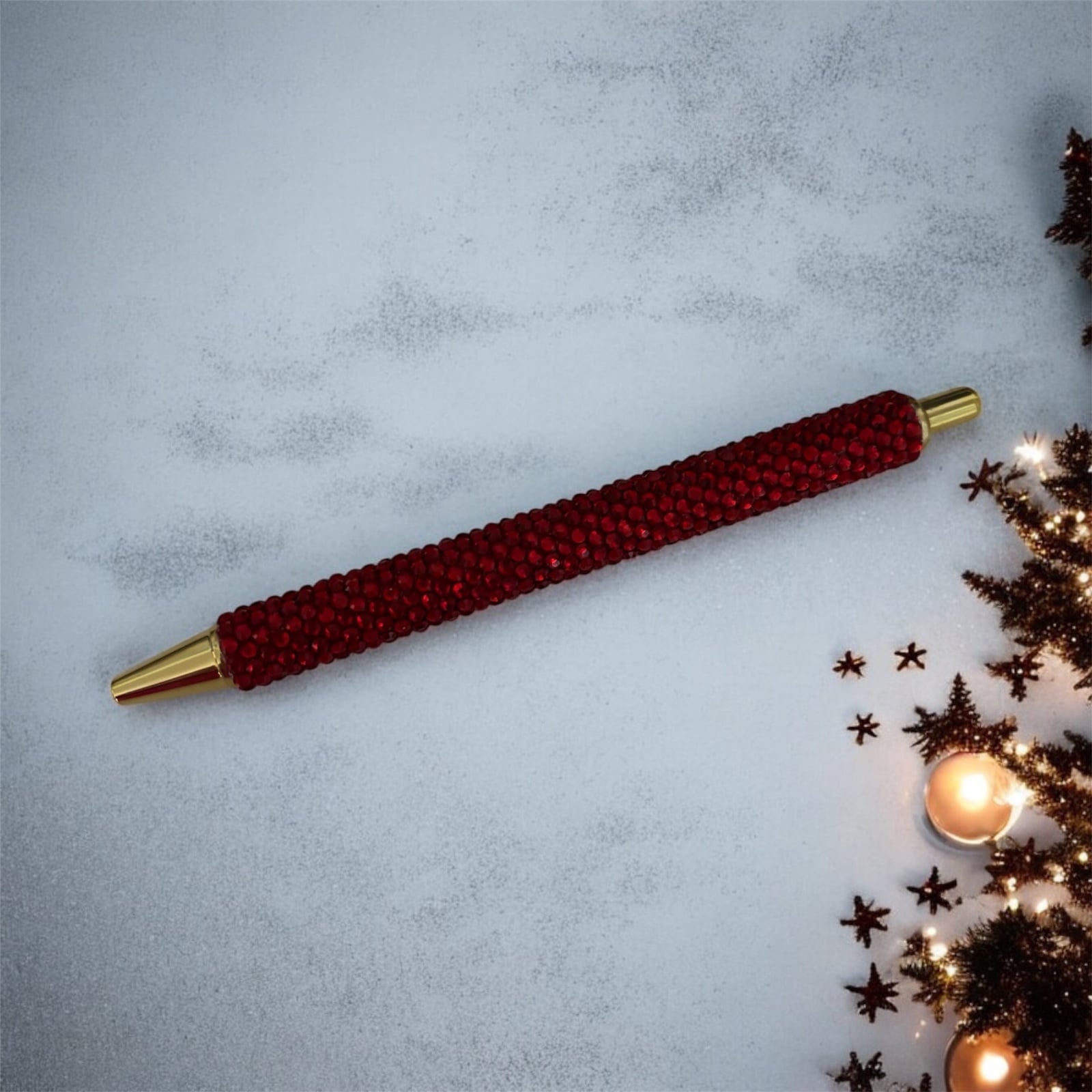Handmade Luxe Bling Pen Rood