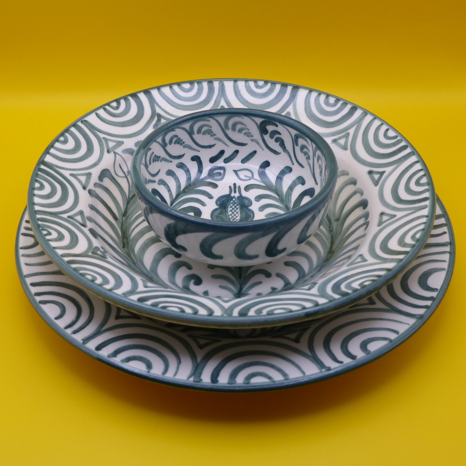 Plat Bord - Dinerbord | Granada Verde