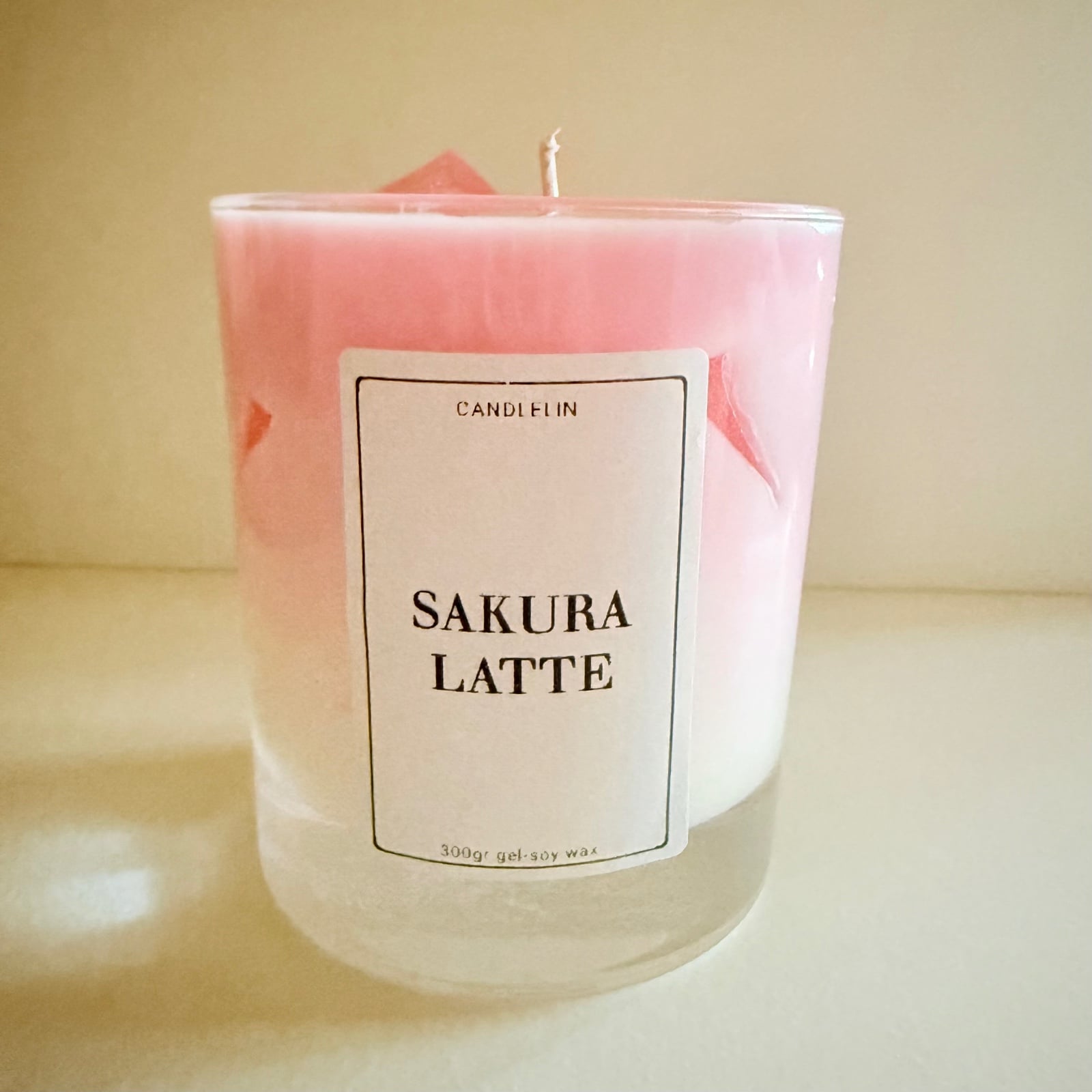 Sakura Latte geurkaars - 110611 Sakura Latte geurkaars