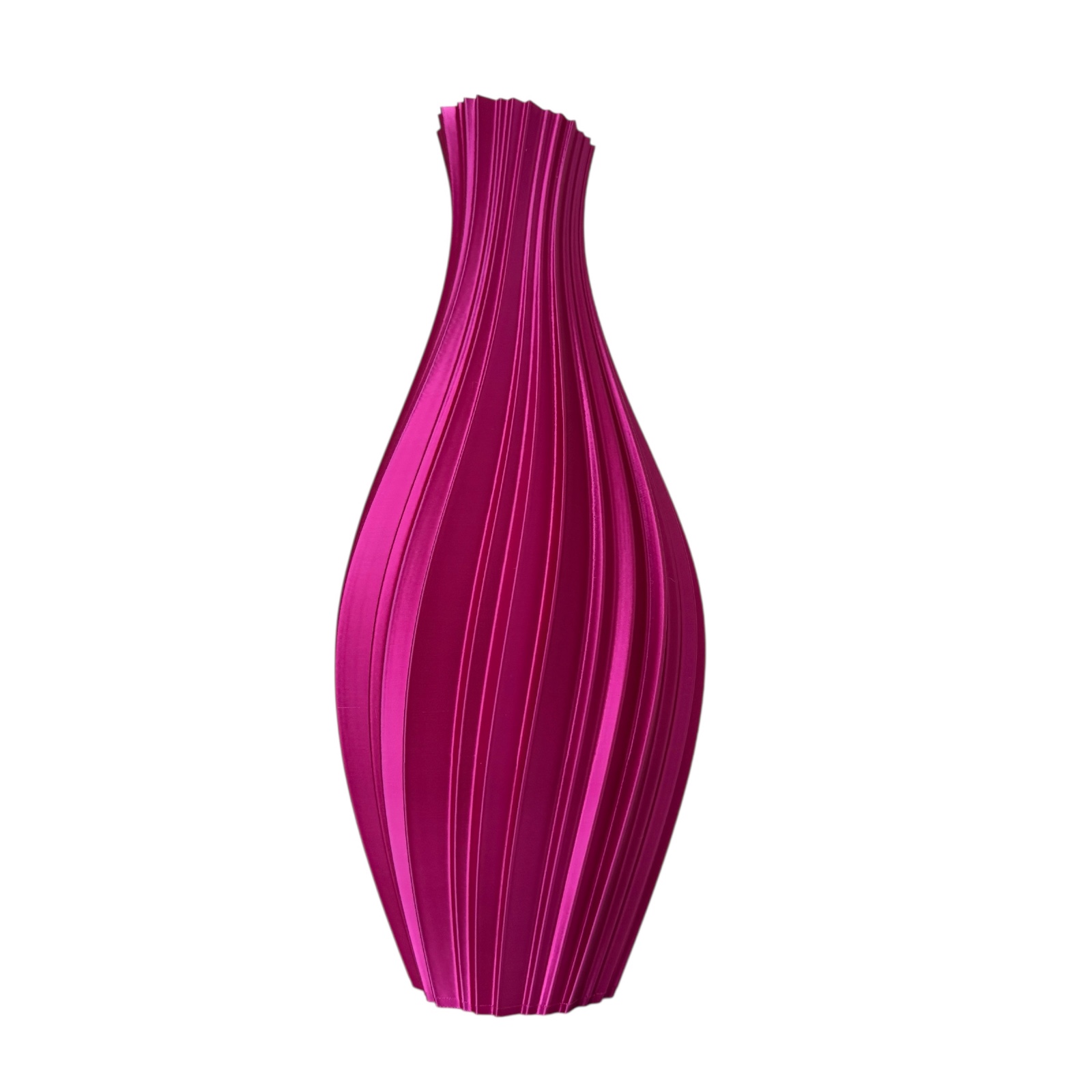 3D Spiraal Vaas Velvet Fuchsia – Silk Design Vaas | 29 cm - 113594 3D Spiraal Vaas Velvet Fuchsia – Silk Design Vaas | 29 cm
