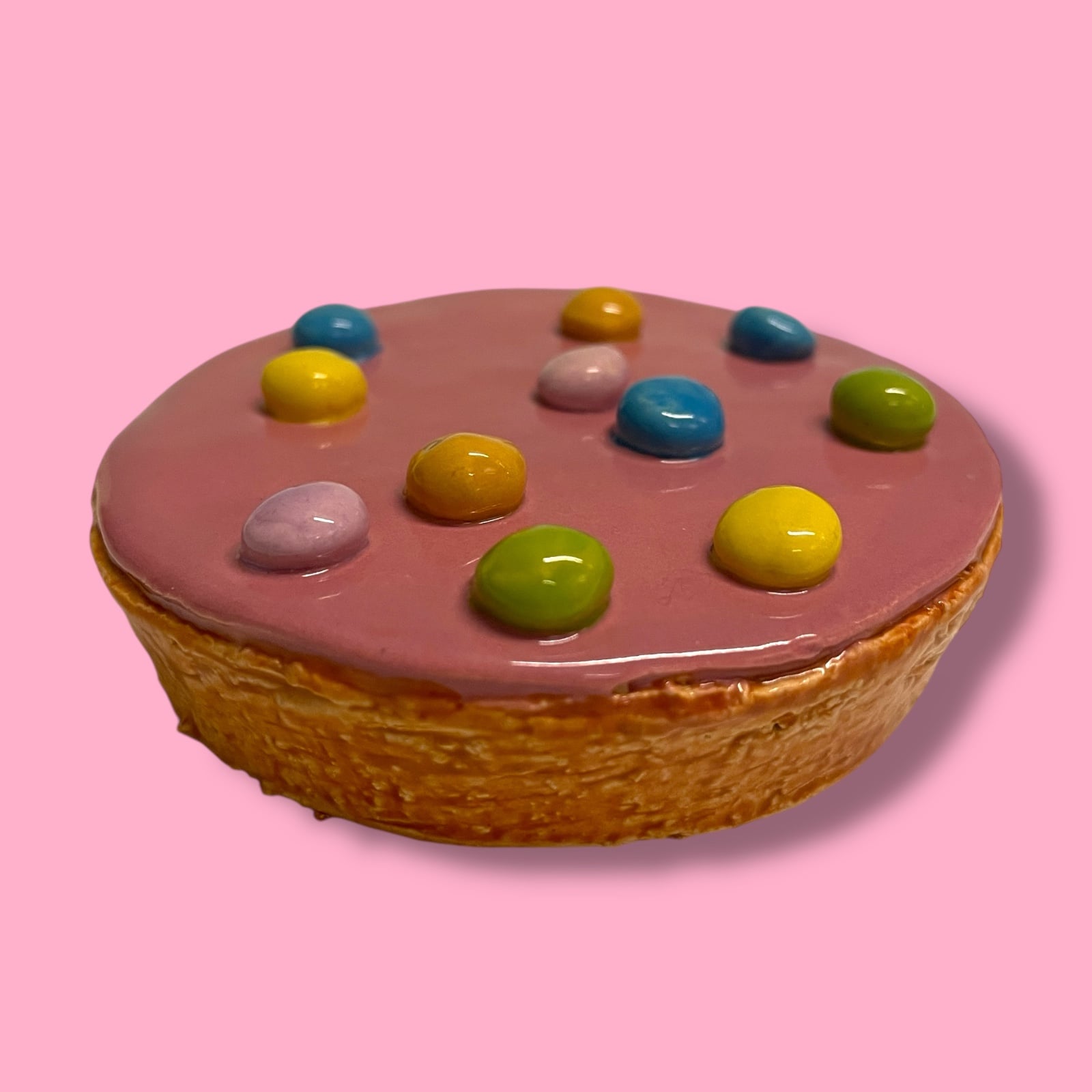 Confetti koek van keramiek - 111008 Confetti koek van keramiek