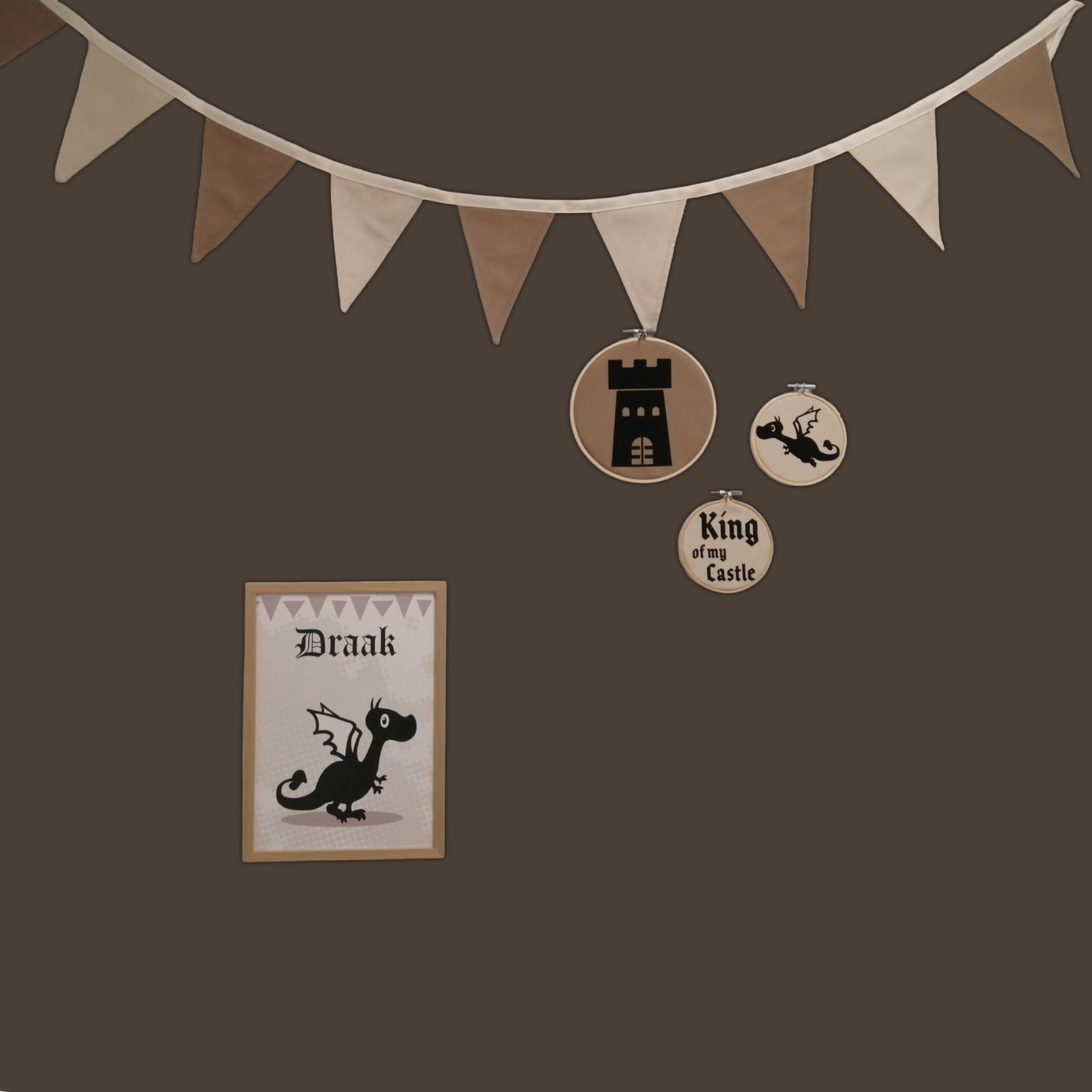 King of my Castle – Grote Ridder & Draken Decoratieset