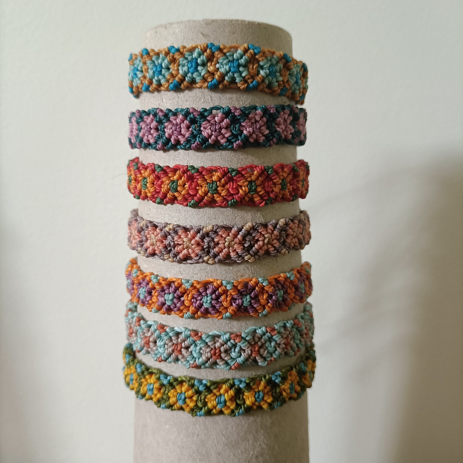 Handgemaakte Vrienschaparmband Blije Bloem - 116226 Handgemaakte Vrienschaparmband Blije Bloem