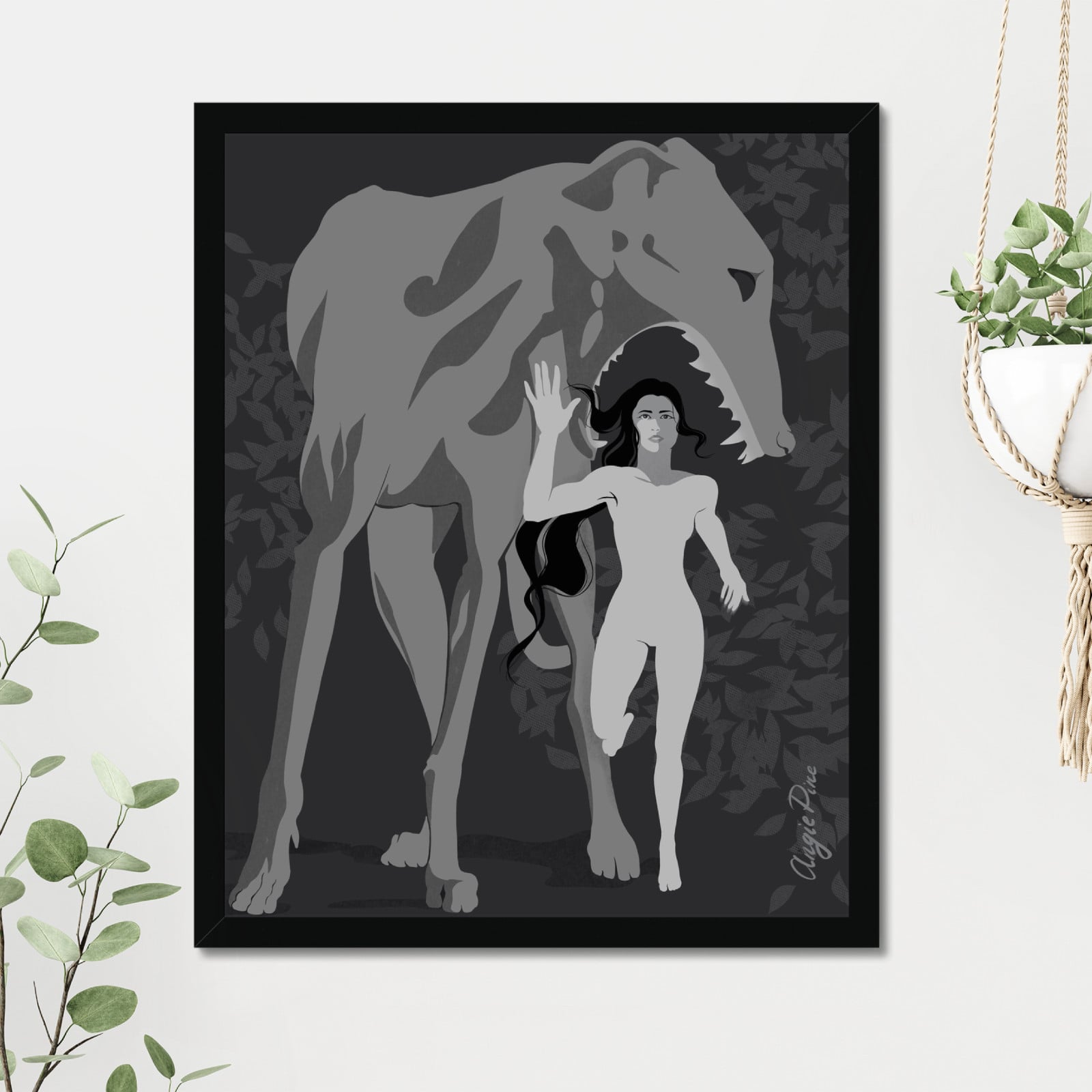 Dark Fantasy Gothic Art Print 40 by 50 cm, Wall Art