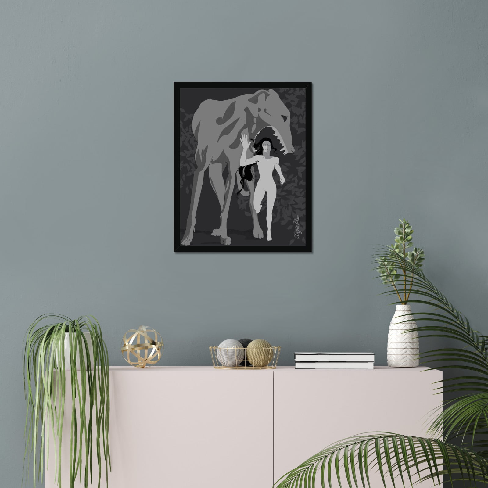 Dark Fantasy Gothic Art Print 40 by 50 cm, Wall Art