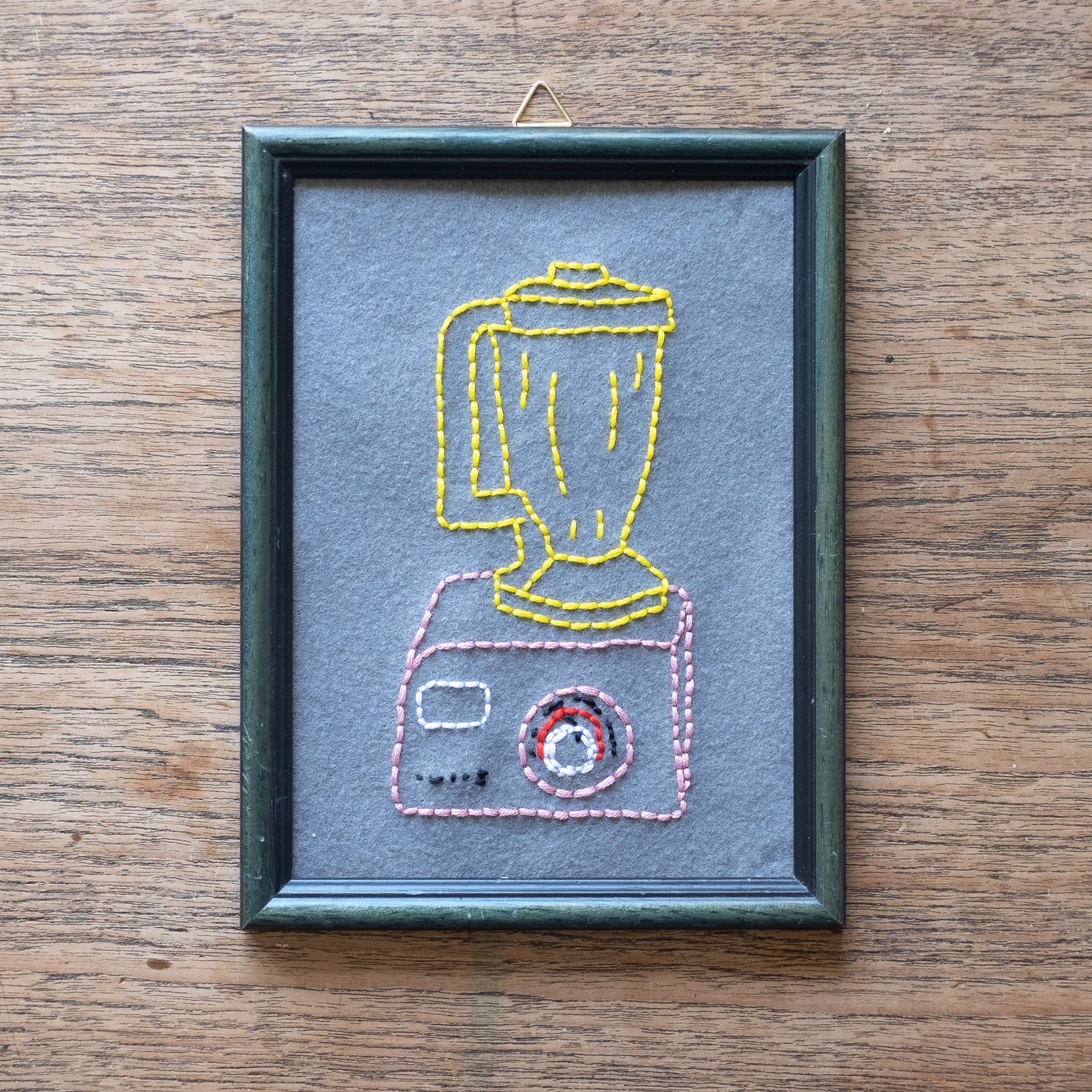 Grappig borduurwerk in frame – blender kunst – unieke muurdecorat… - 120223 Grappig borduurwerk in frame – blender kunst – unieke muurdecoratie