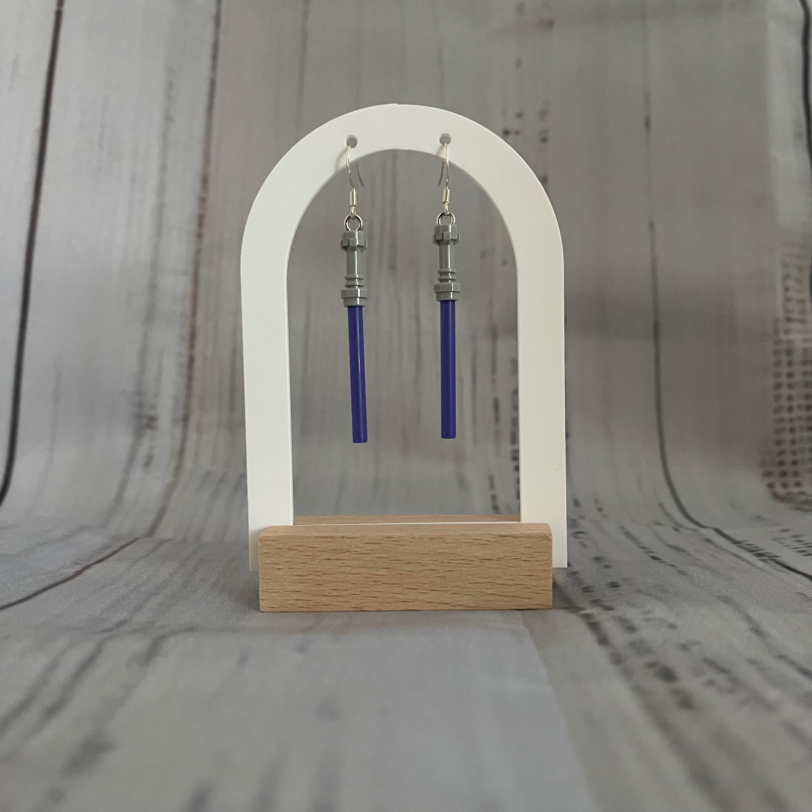 LEGO Lightsaber oorbellen - paars