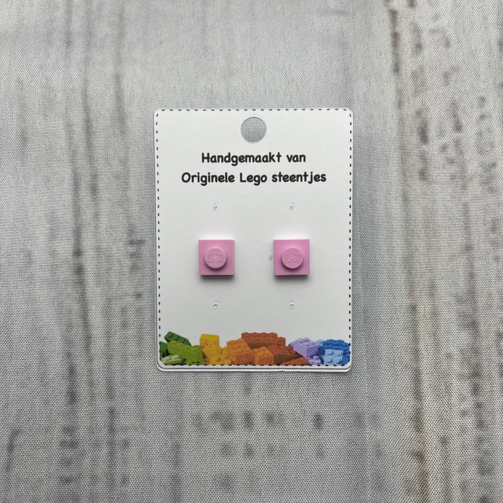 LEGO oorknopjes - roze