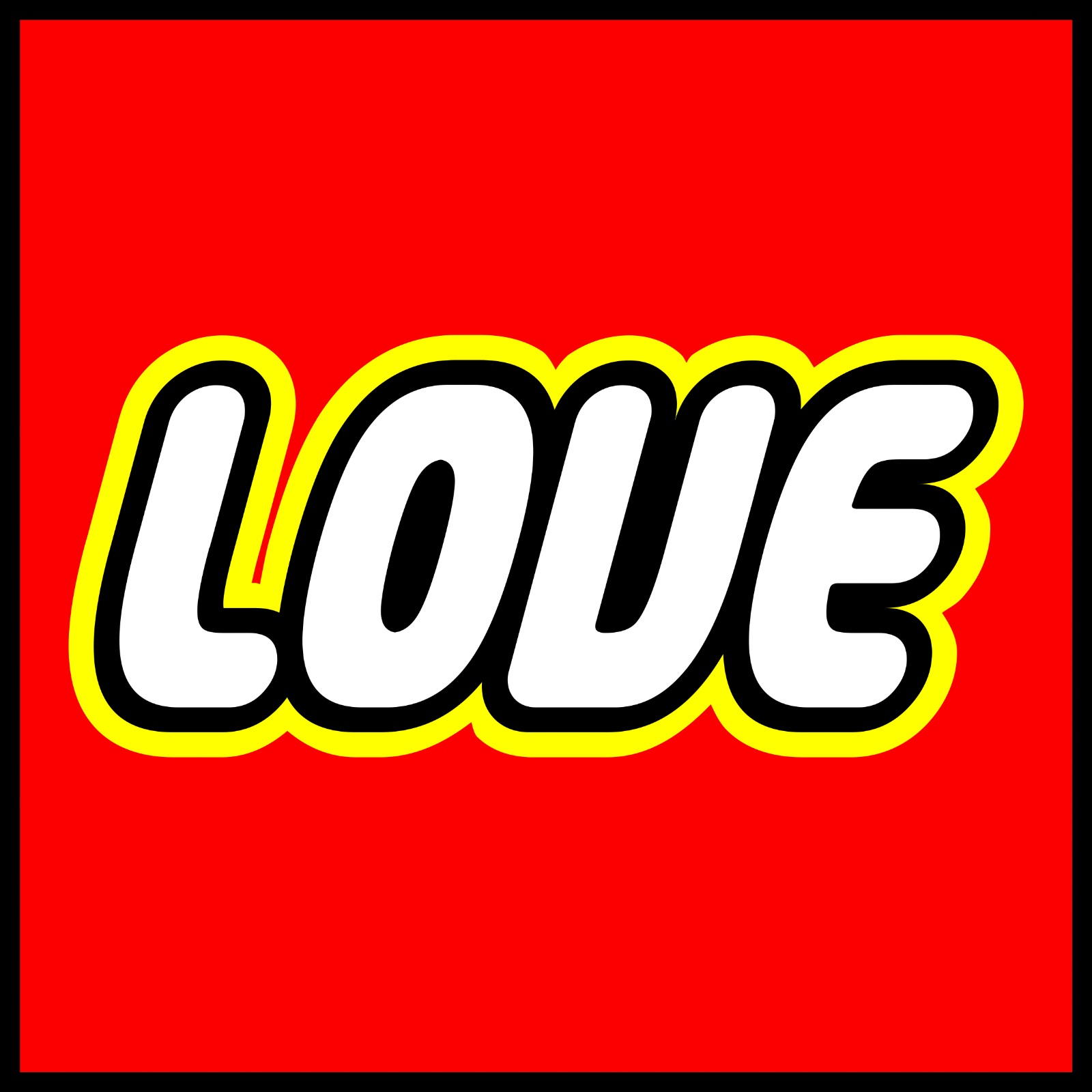 LOVE T-shirt – Voor de echte LEGO fan!