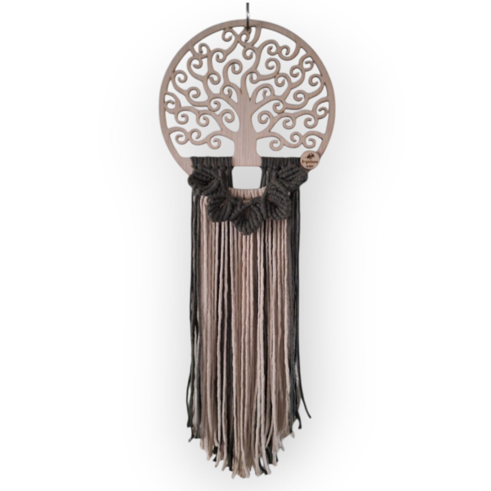 Macramé wanddecoratie •Levensboom•