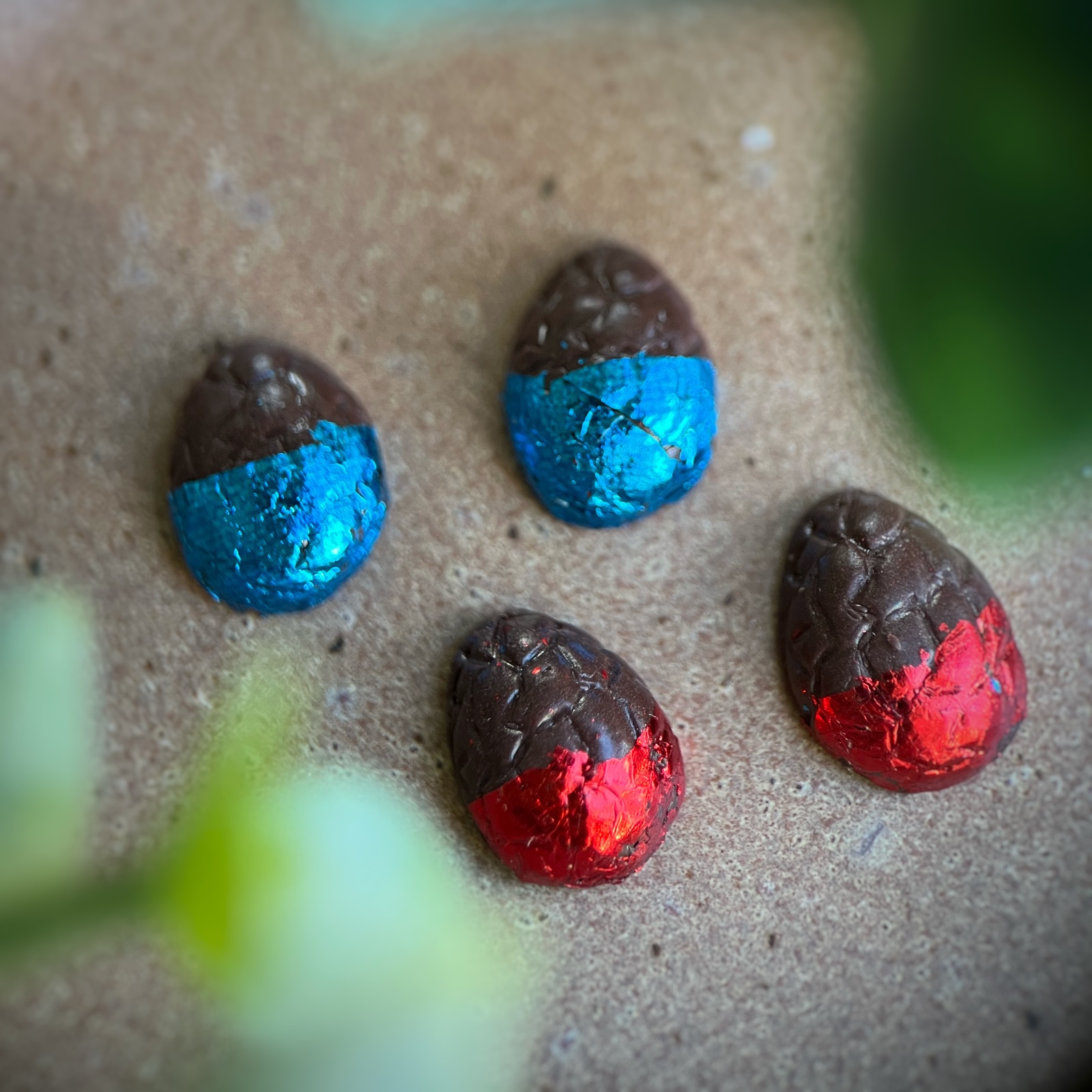 Paasei knopjes oorbellen - 122618 Paasei knopjes oorbellen