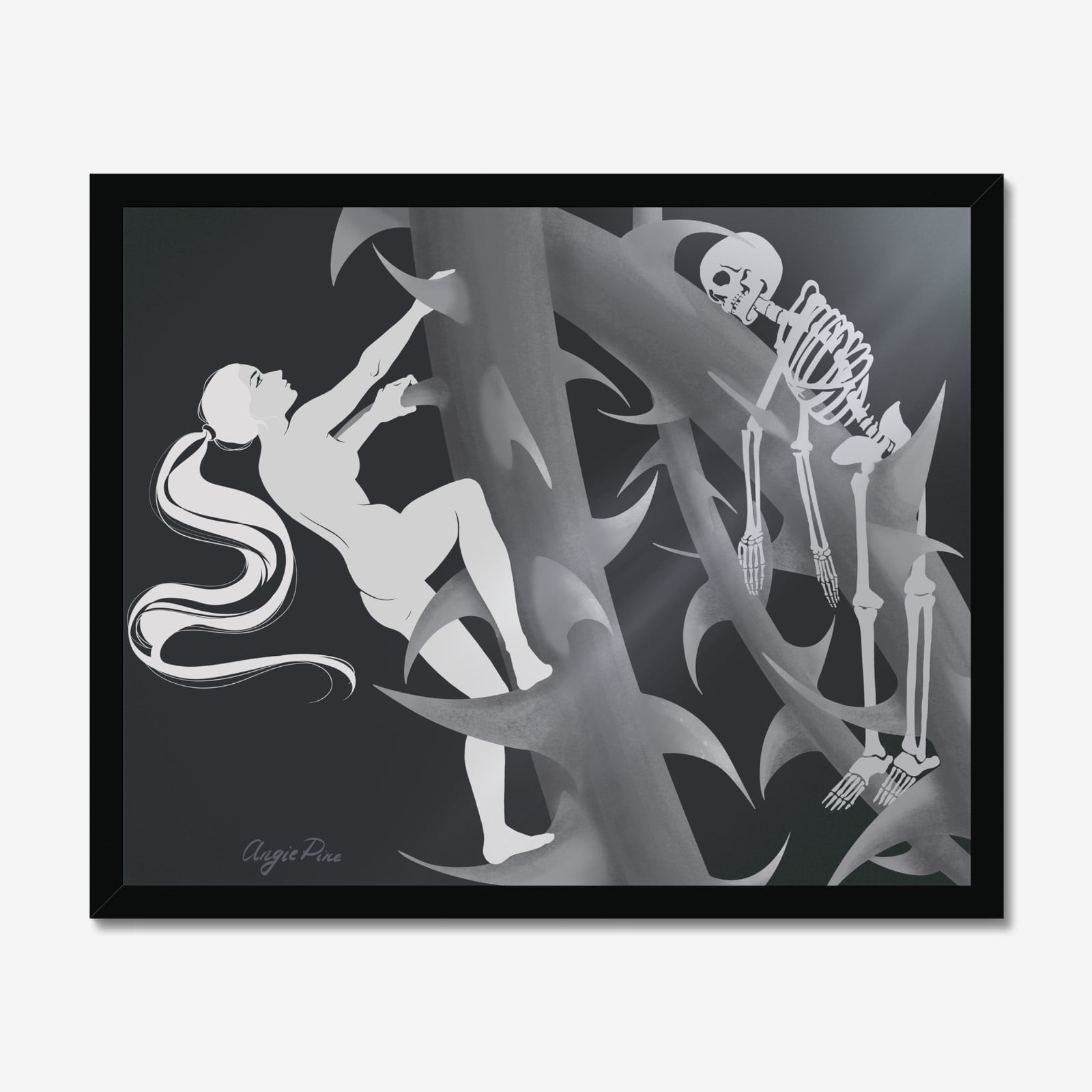 Per Aspera ad Astra Gothic Art Print 50 by 40 cm, Wall Art - 122949 Per Aspera ad Astra Gothic Art Print 50 by 40 cm, Wall Art