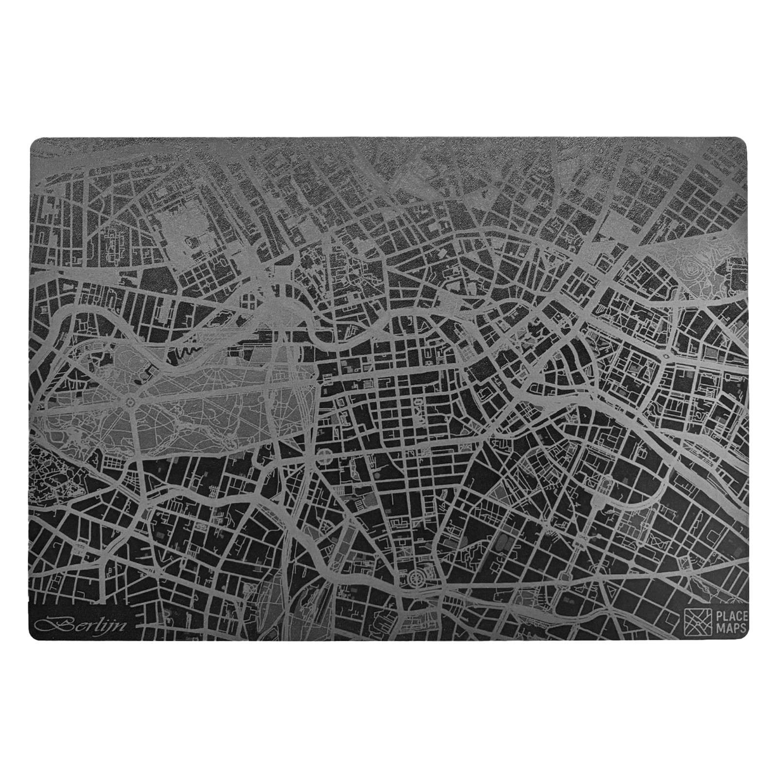 Place Maps Placemat Zwart