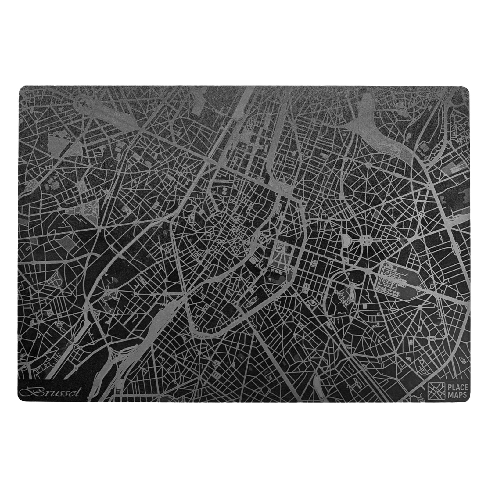Place Maps Placemat Zwart