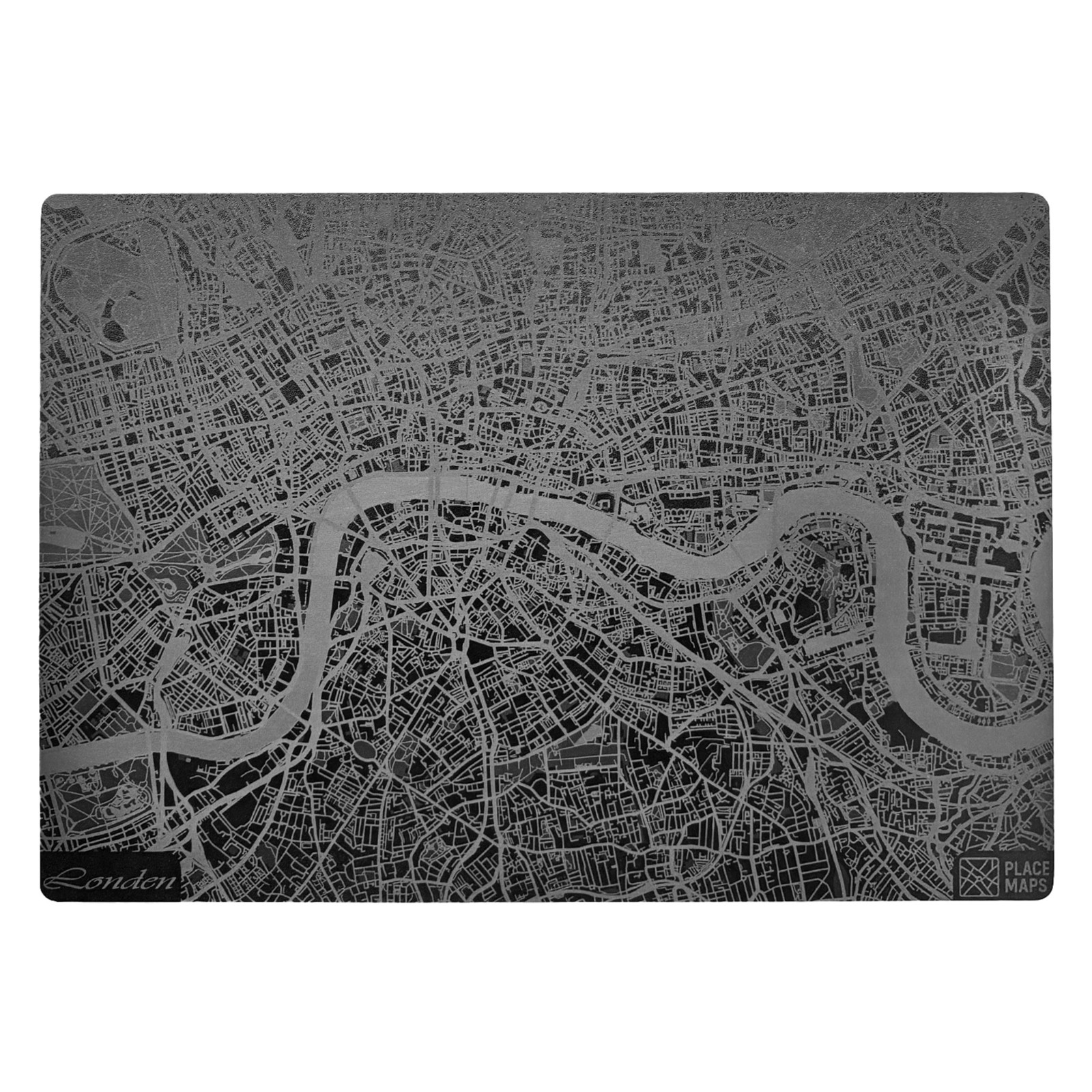 Place Maps Placemat Zwart