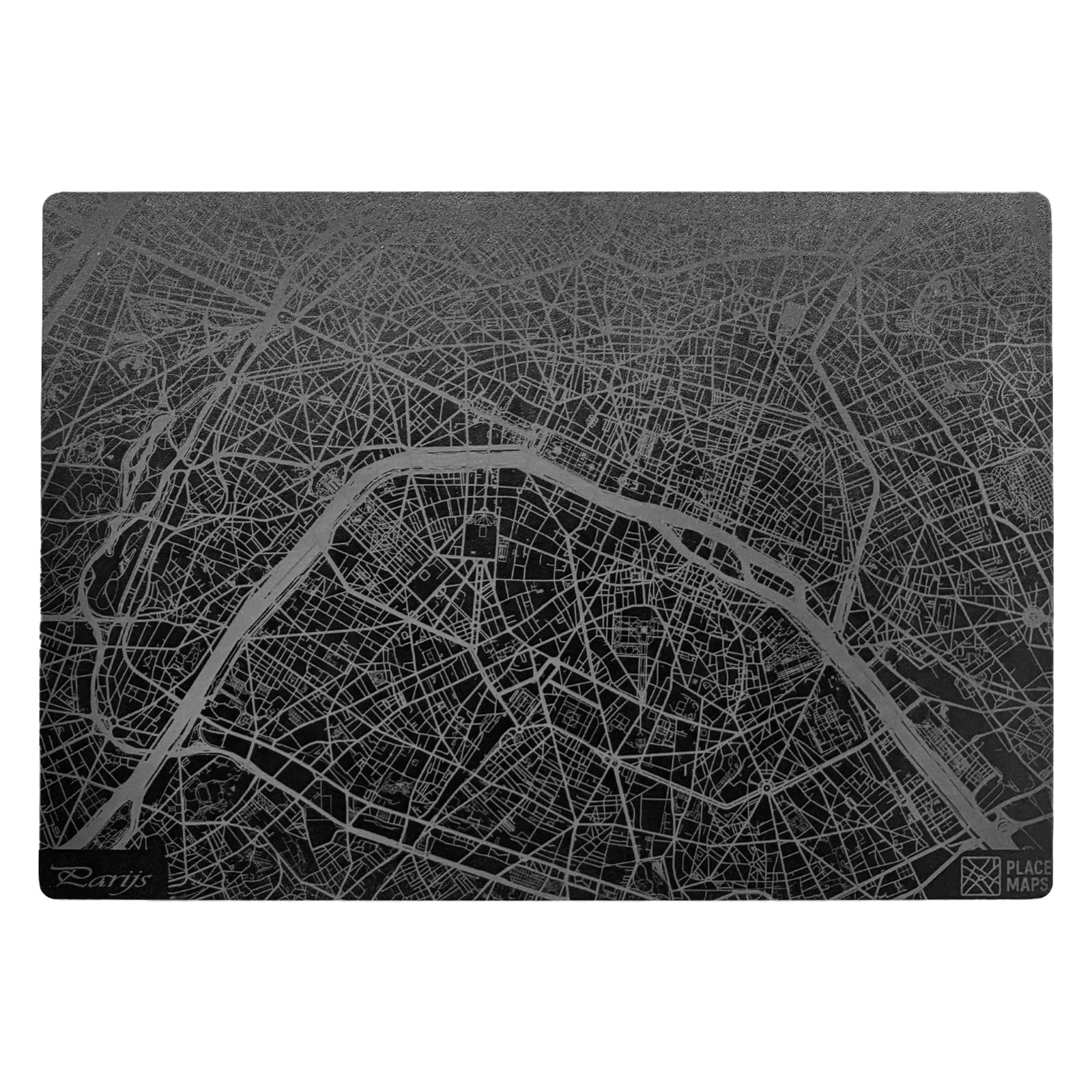 Place Maps Placemat Zwart