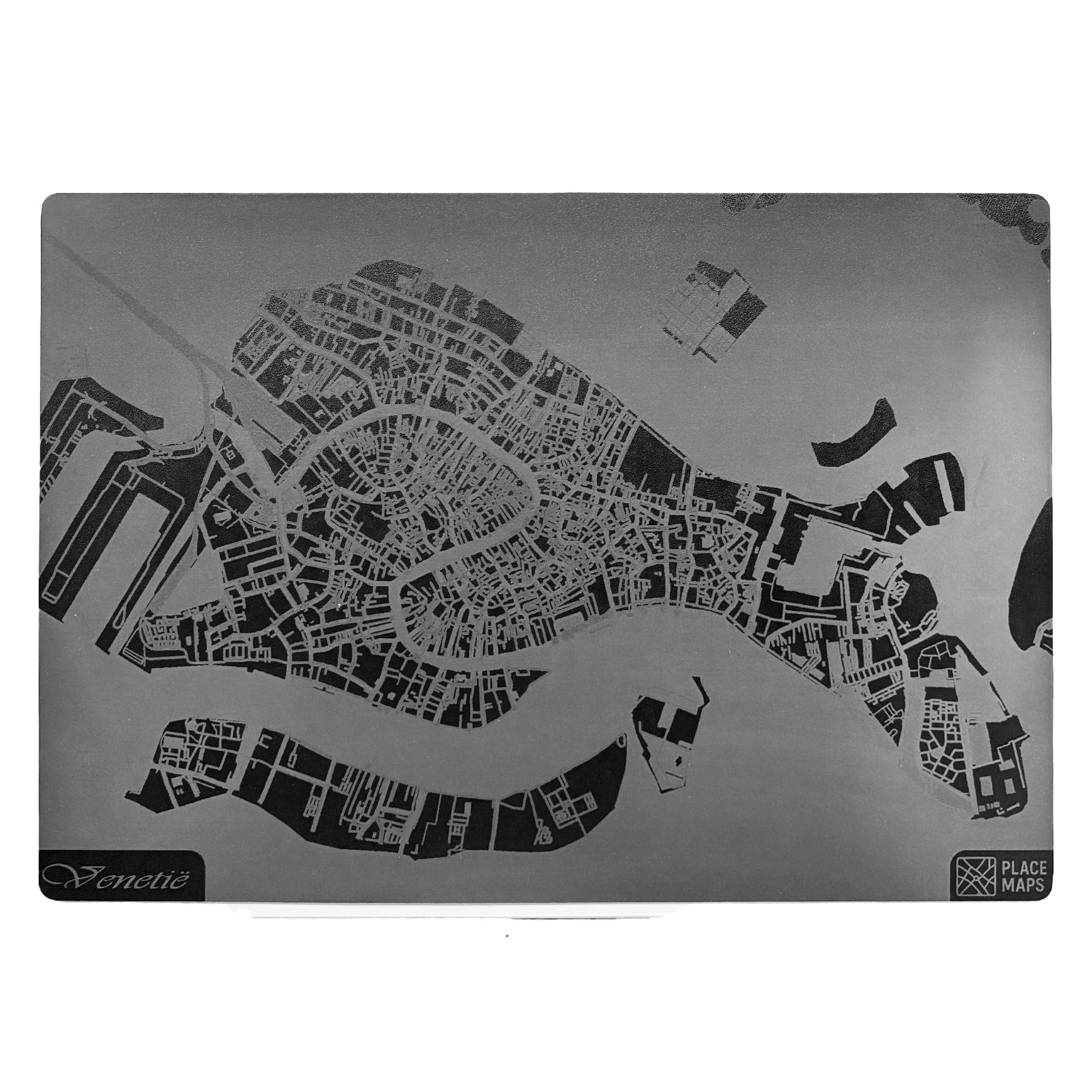 Place Maps Placemat Zwart