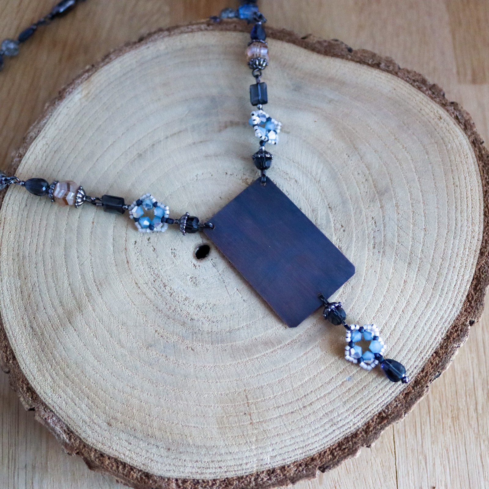 Ukiyo & Traditie, Japanse kunst sieradenset met geisha focal