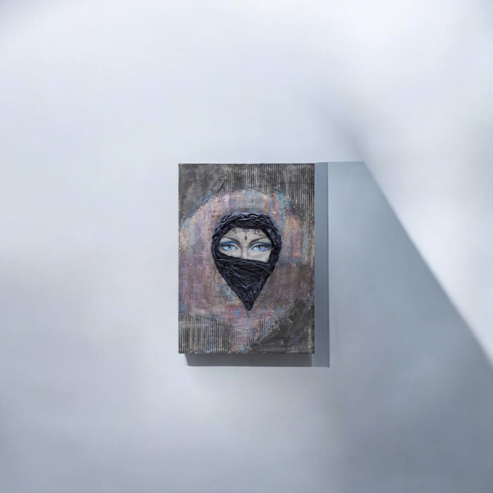 Beyond the Veil mixed media schilderij