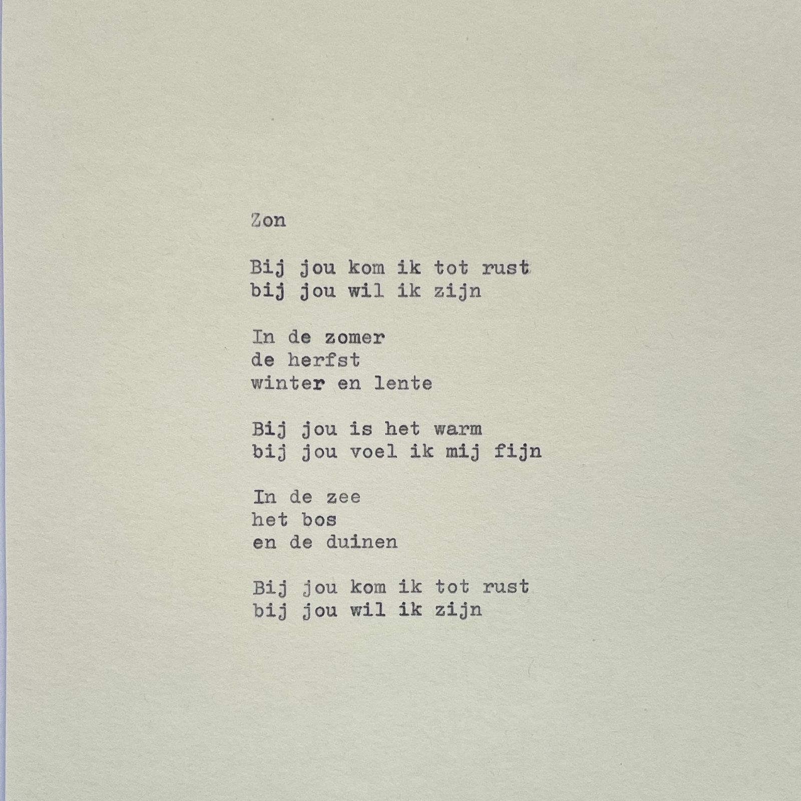 Gedicht - Zon - 123884 Gedicht - Zon