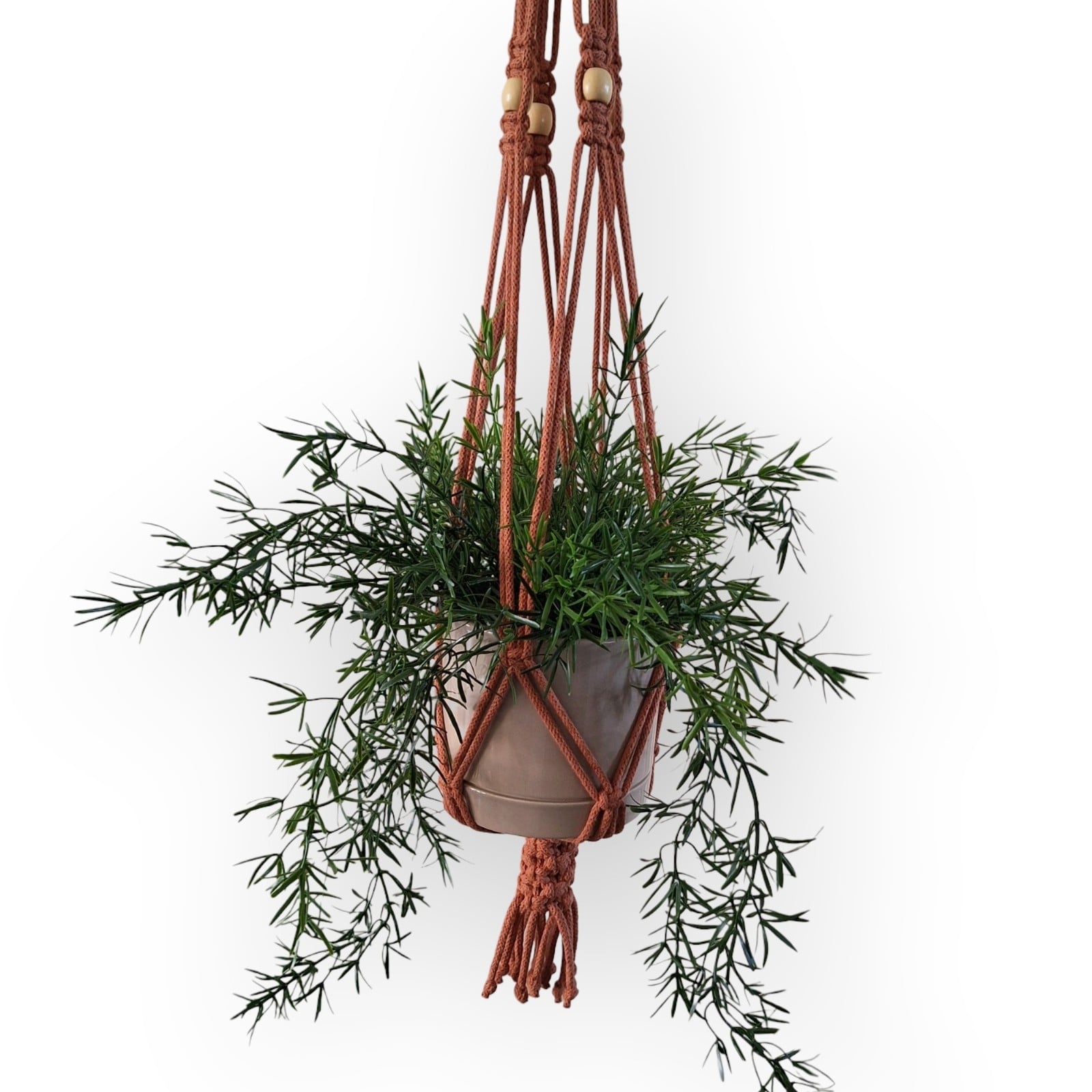 Macramé plantenhanger •Yara• incl. bloempot